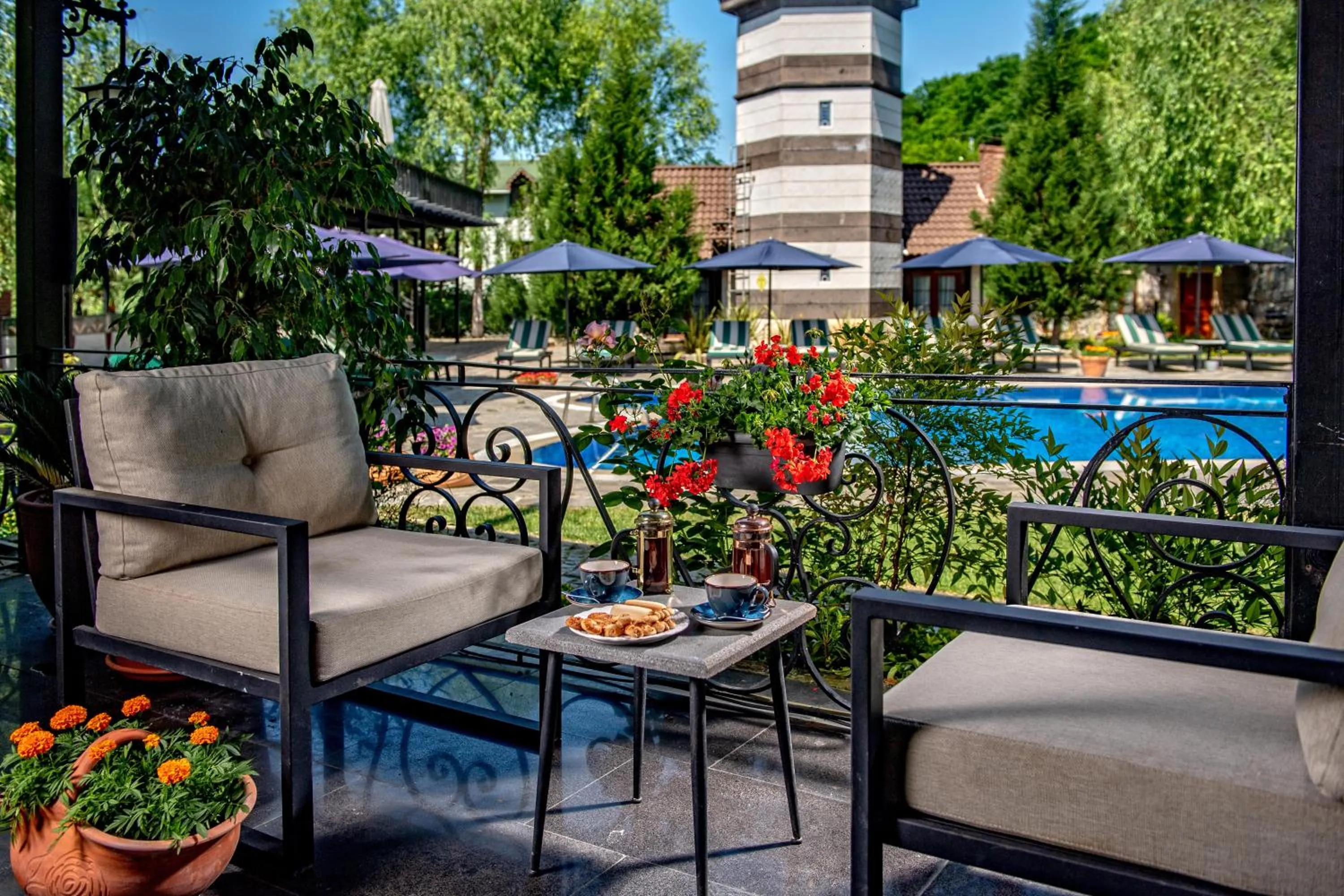 Balcony/Terrace in Wineport Lodge Agva Riverside Hotel & Winery