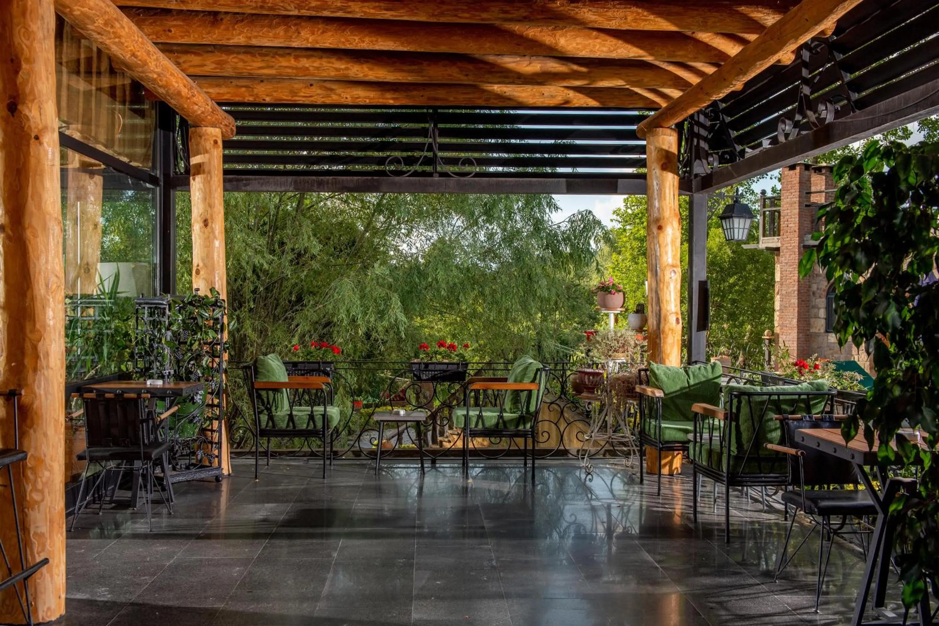 Balcony/Terrace in Wineport Lodge Agva Riverside Hotel & Winery