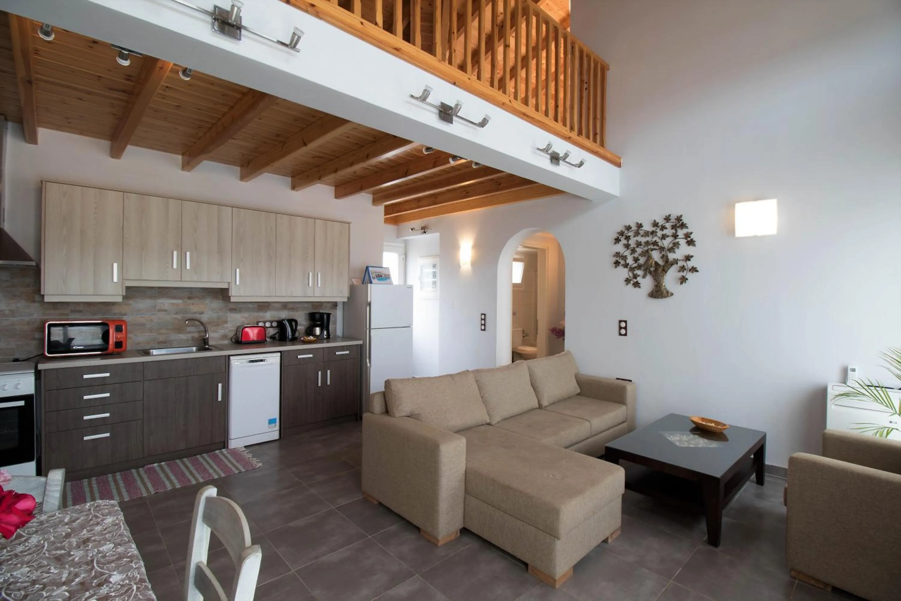 Kitchen or kitchenette in Villa de la Mer