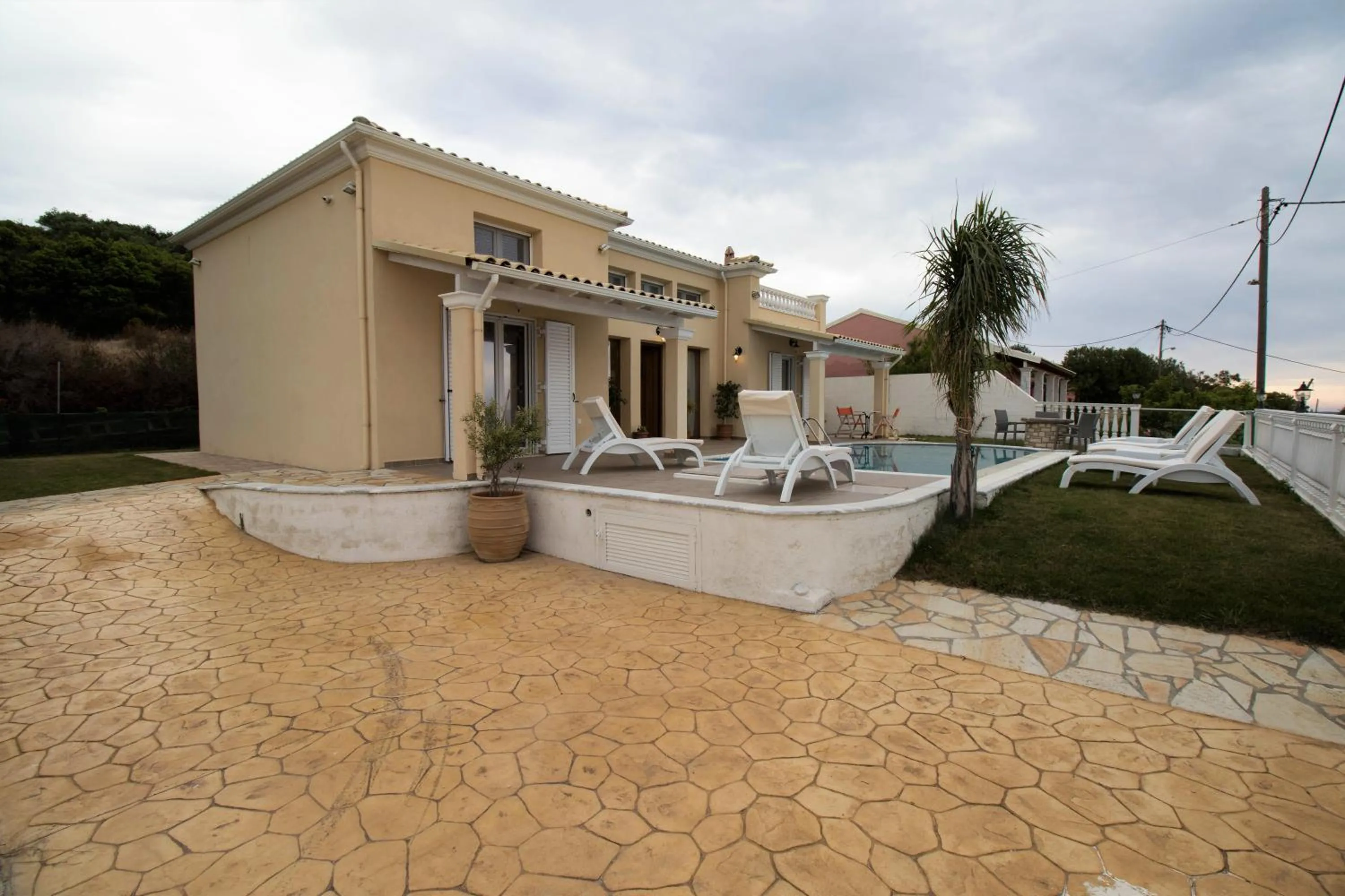 Patio in Villa de la Mer