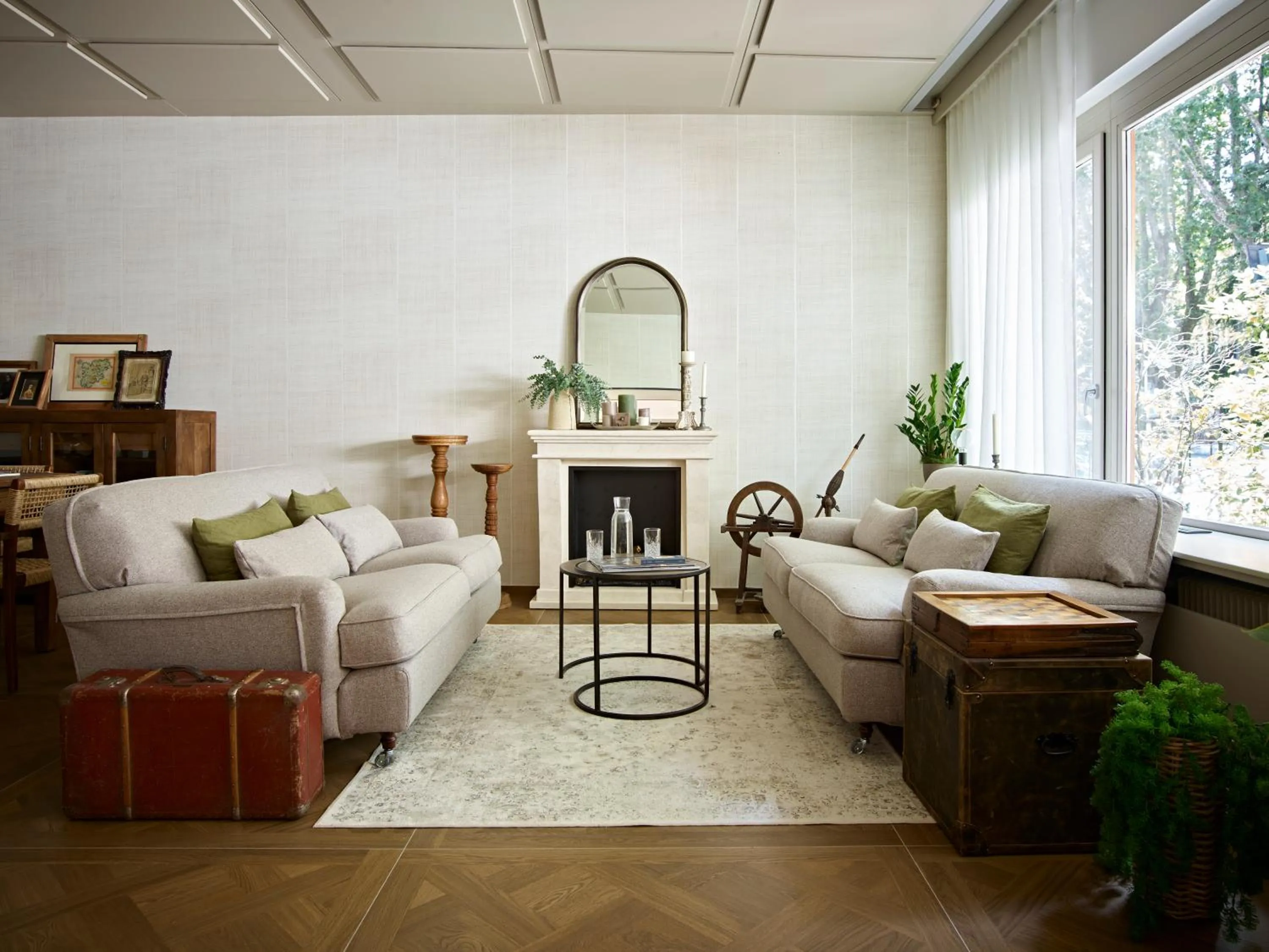 Living room in Hotel America