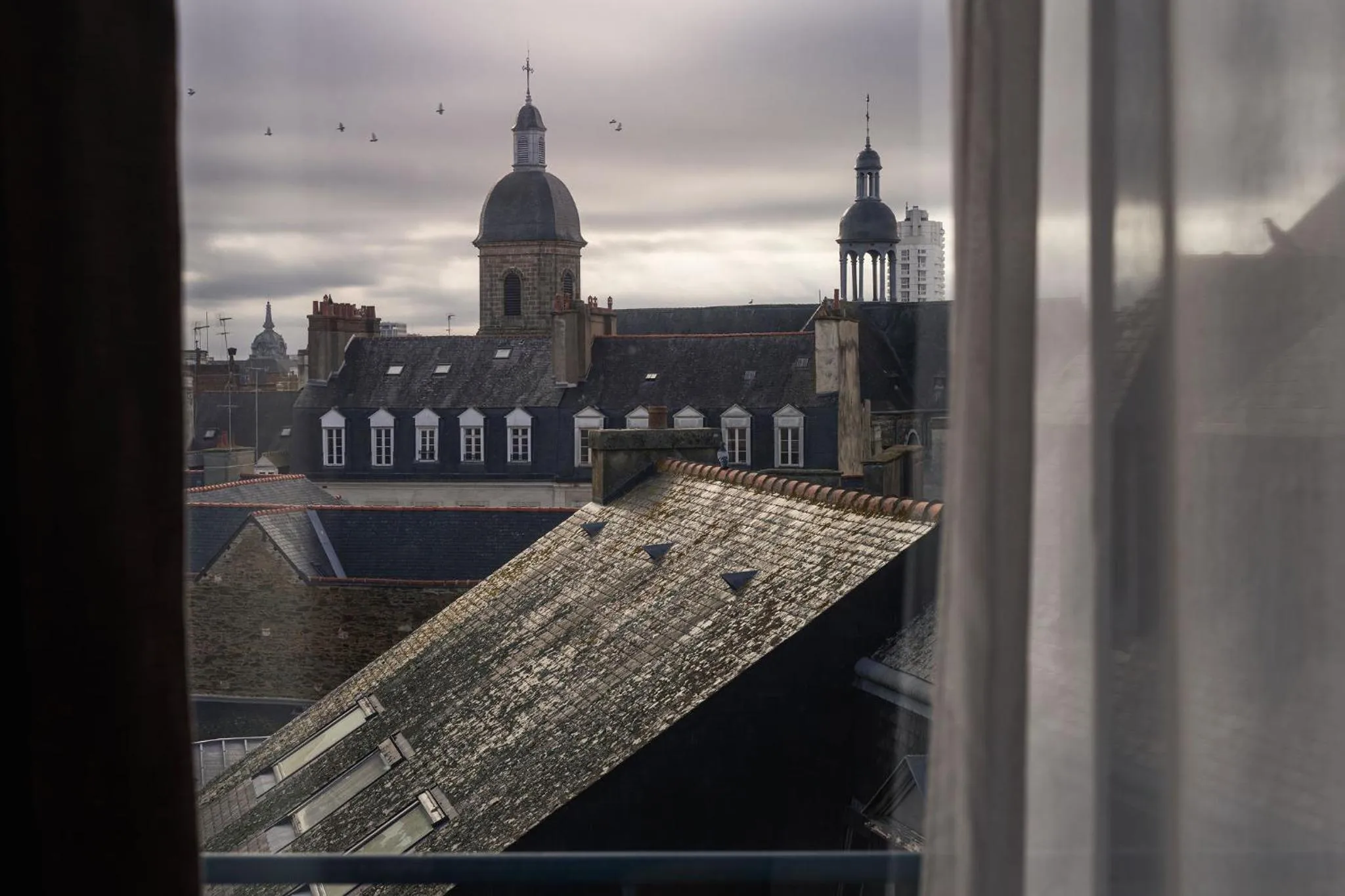 City view in Hotel Des Lices, Rennes Centre