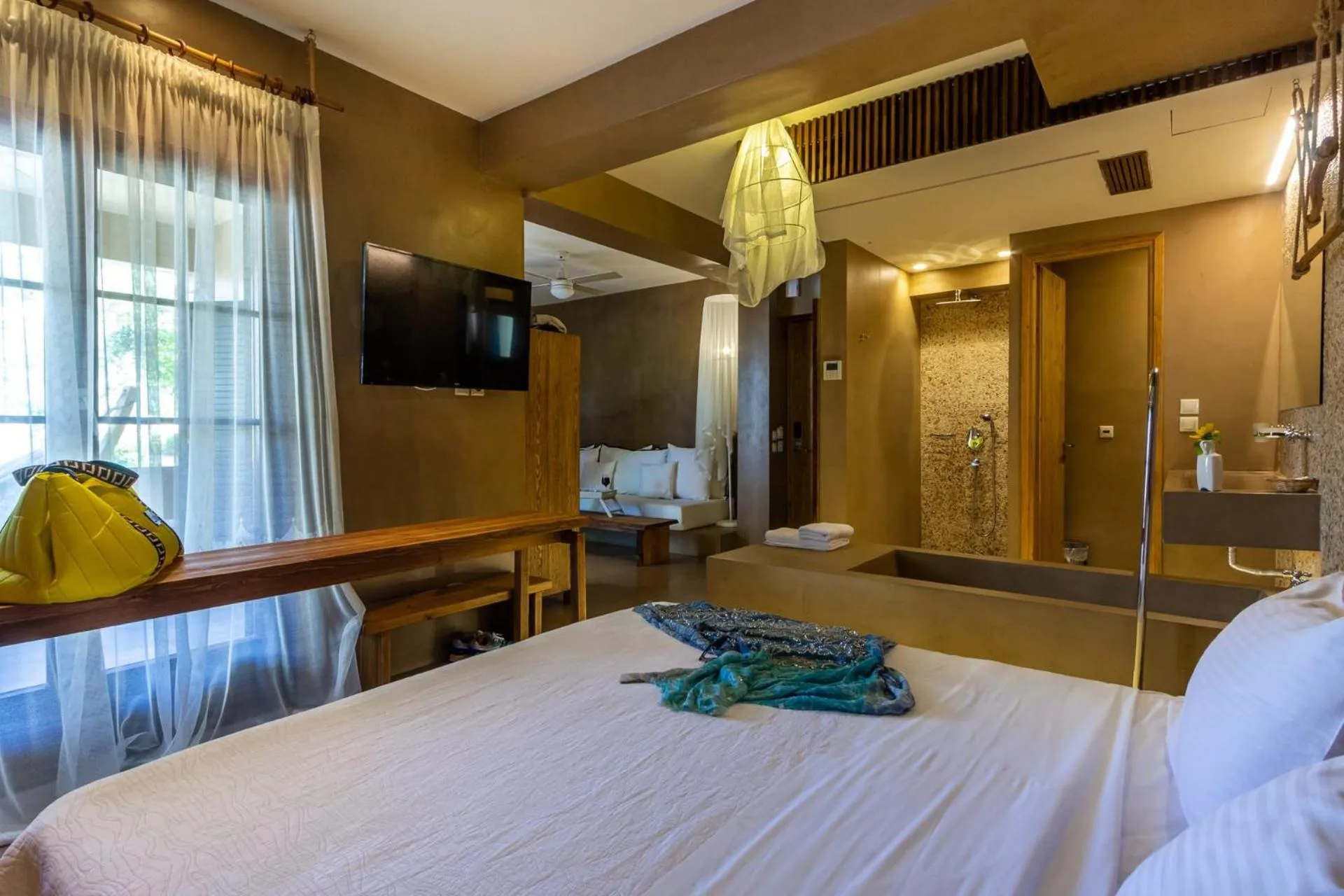 Bed in Skopelos Holidays Hotel & Spa