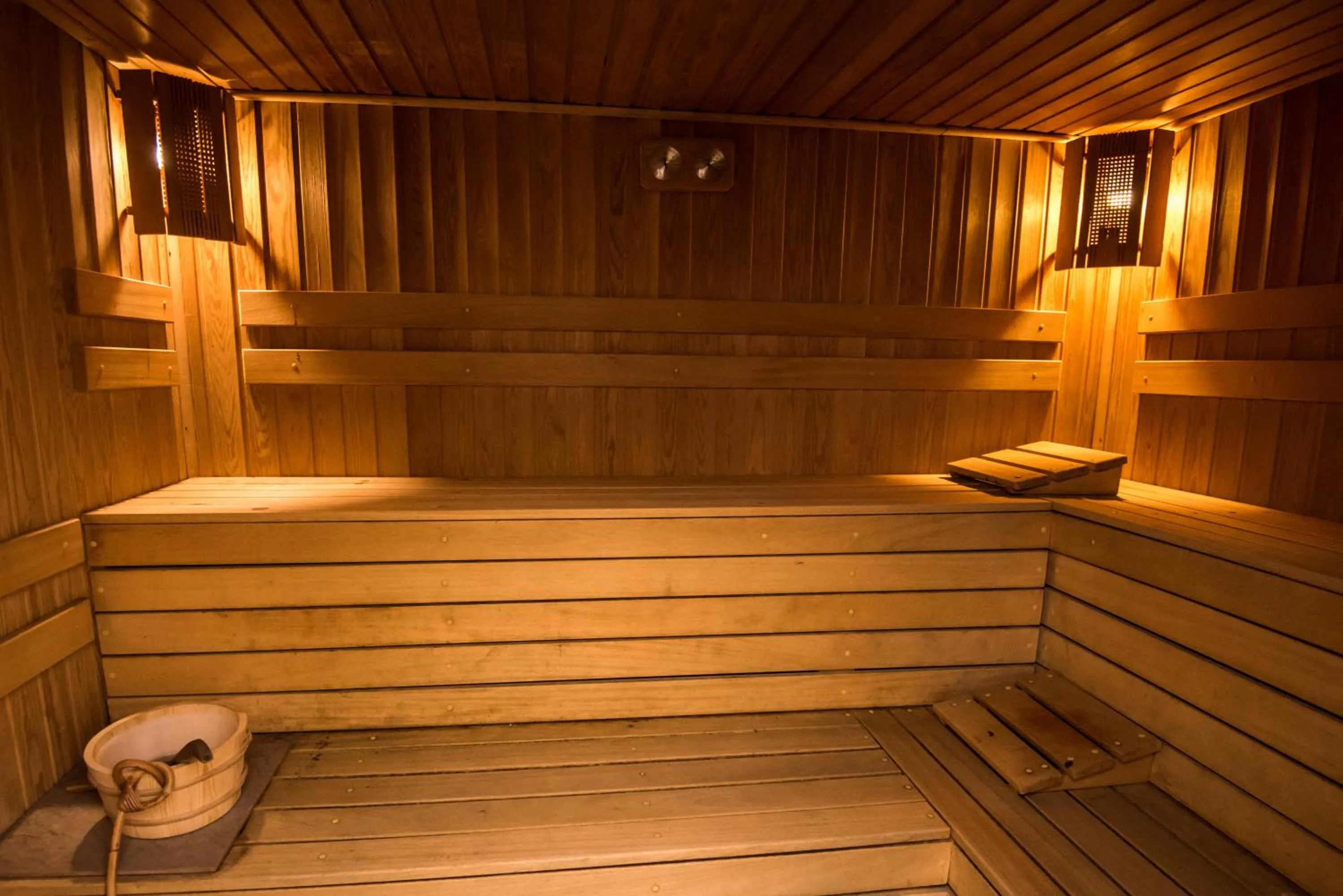 Sauna in Apart Hotel Orbilux