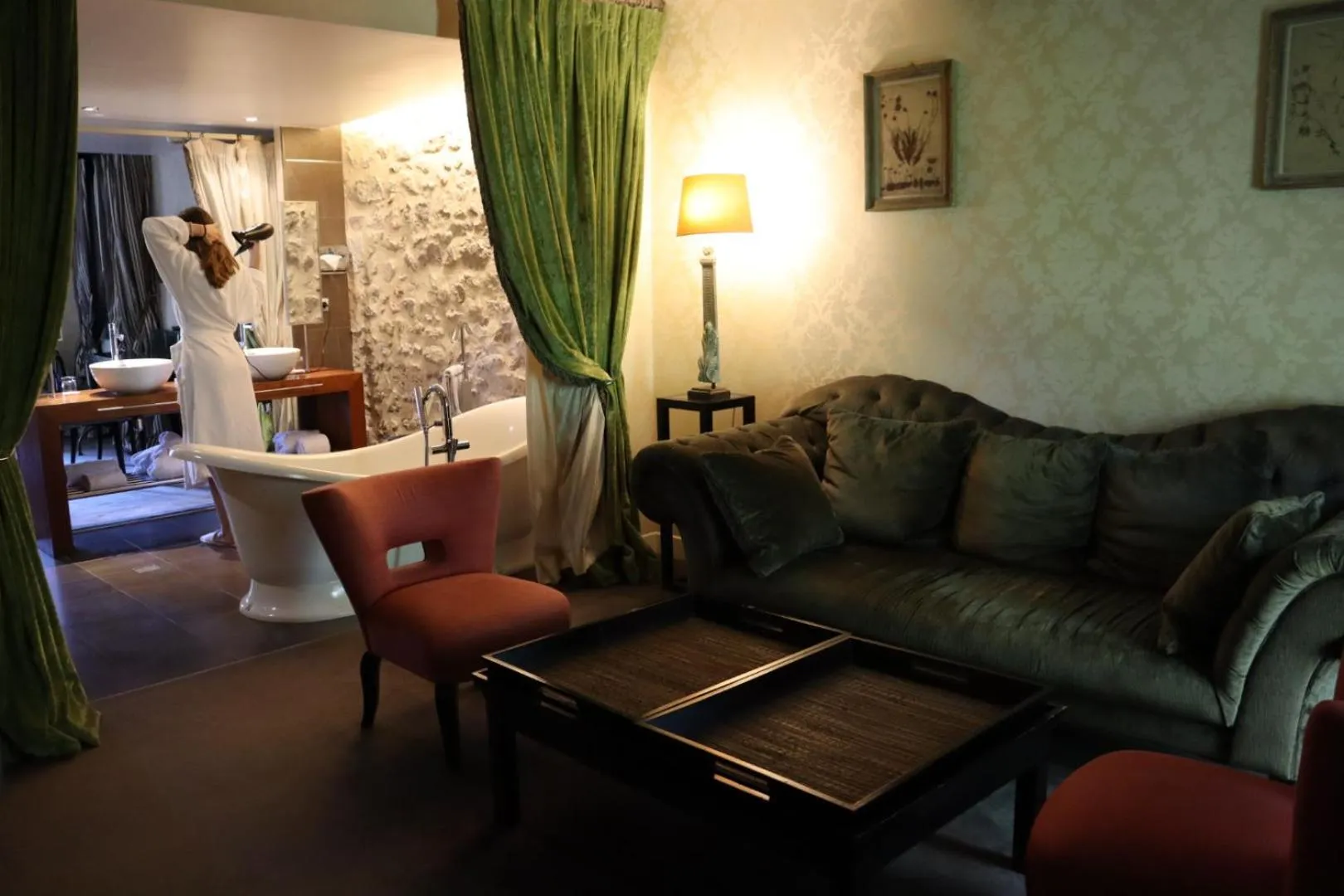 Living room in Chateau De Fere