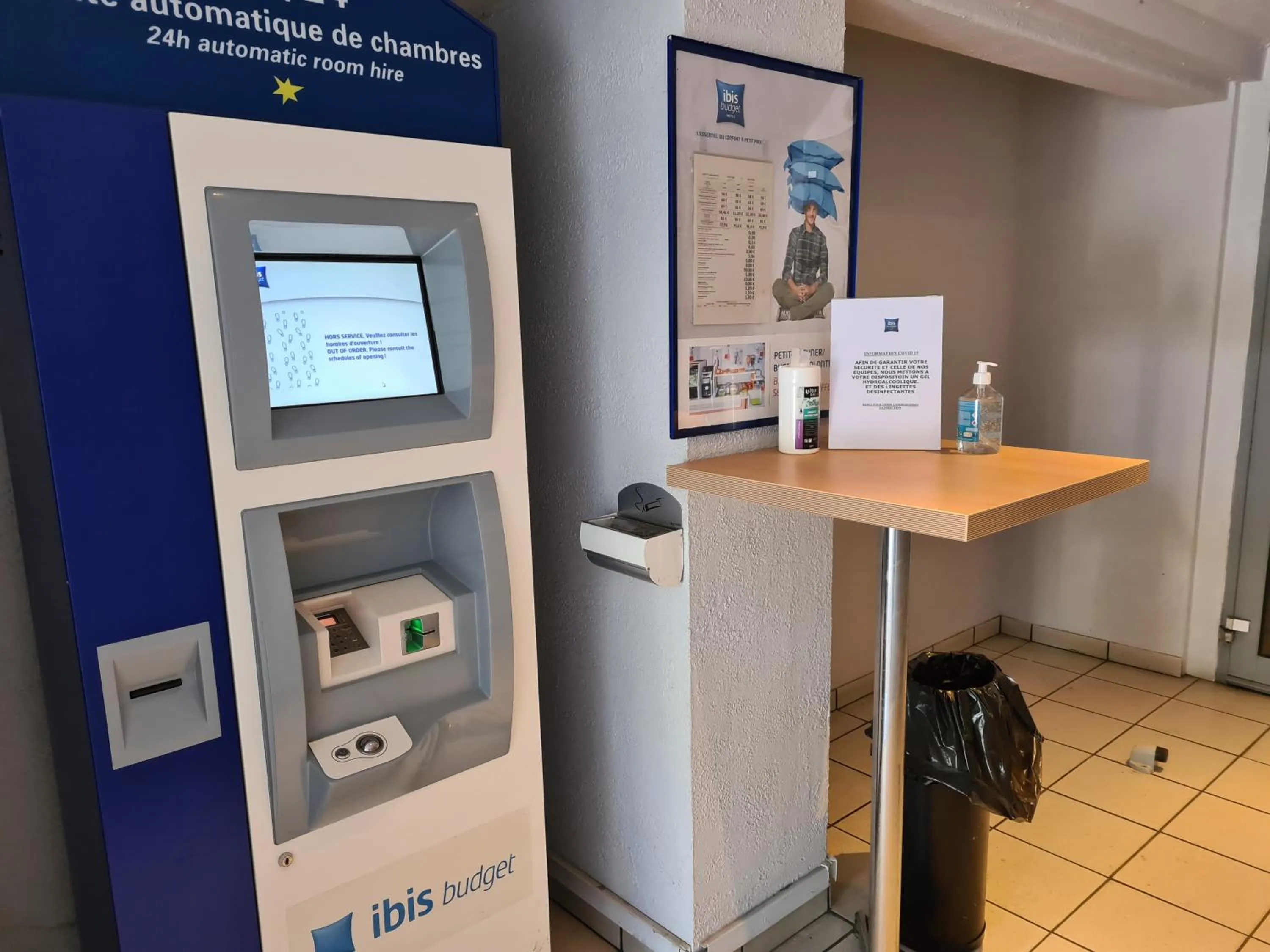 Lobby or reception in Ibis Budget Cergy St Christophe