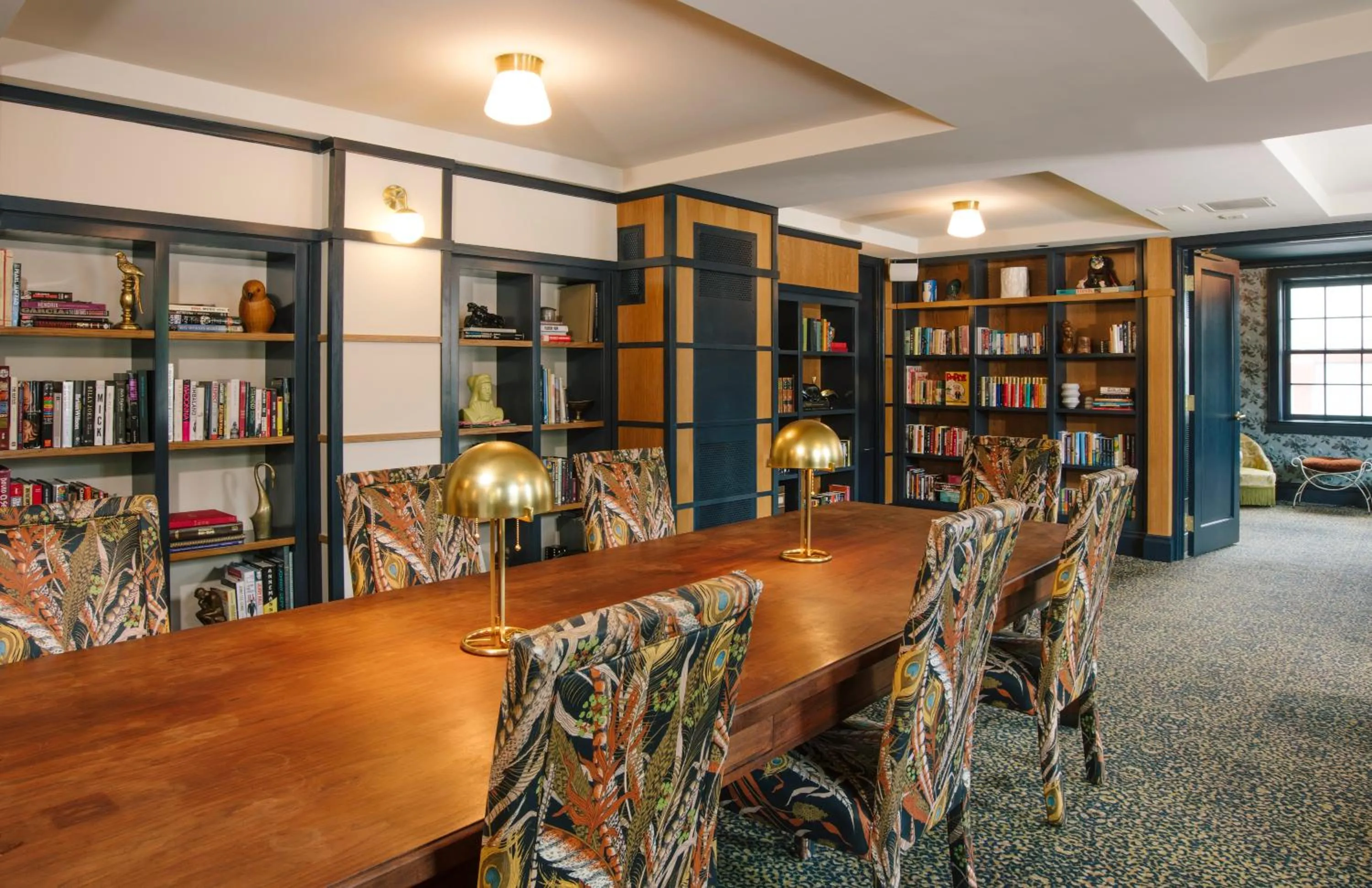 Library in Hotel Clermont Atlanta, by Oliver