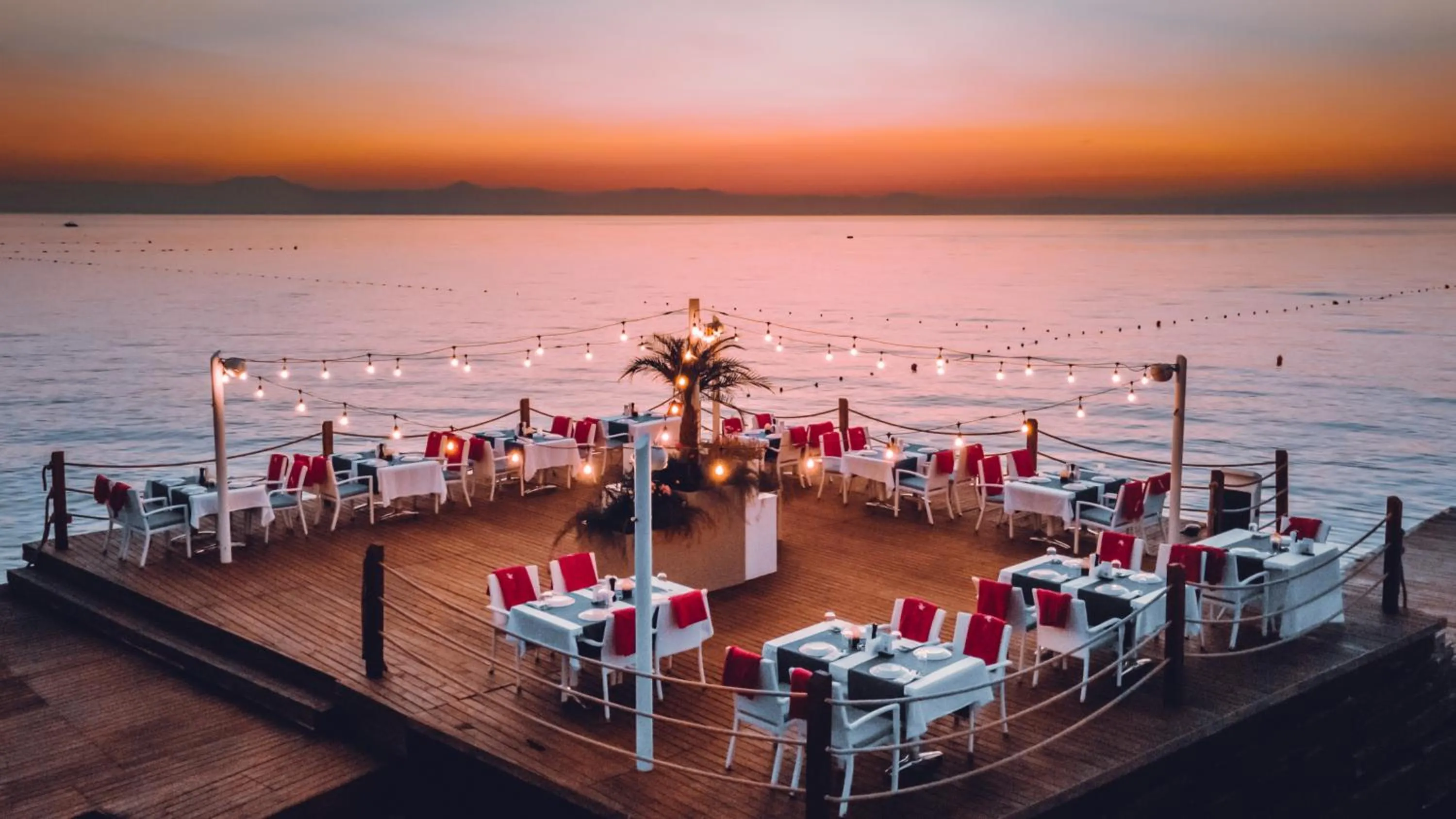 Sunset in Corendon Playa Kemer Hotel