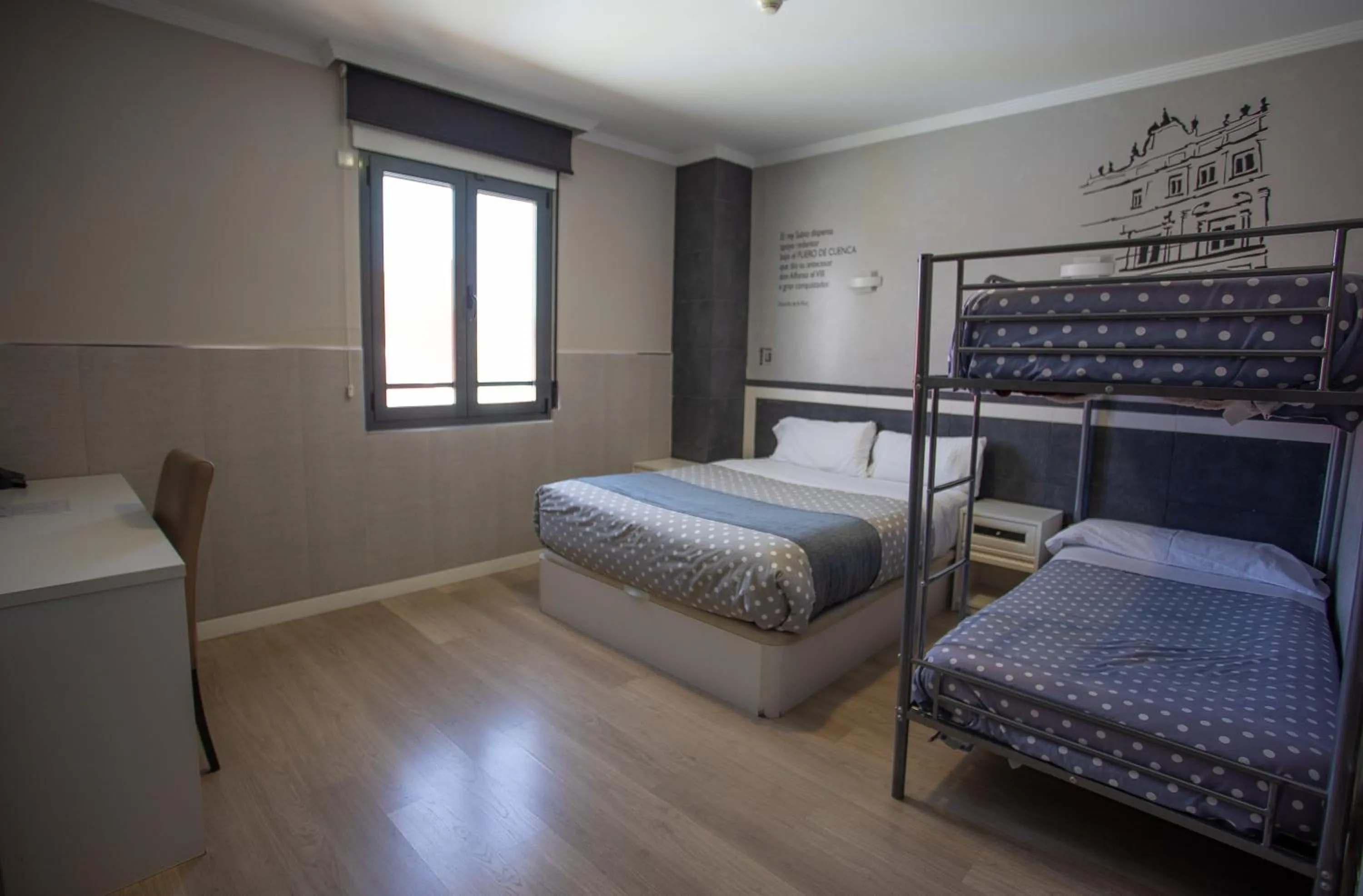 Bed in Hotel LB Villa De Cuenca