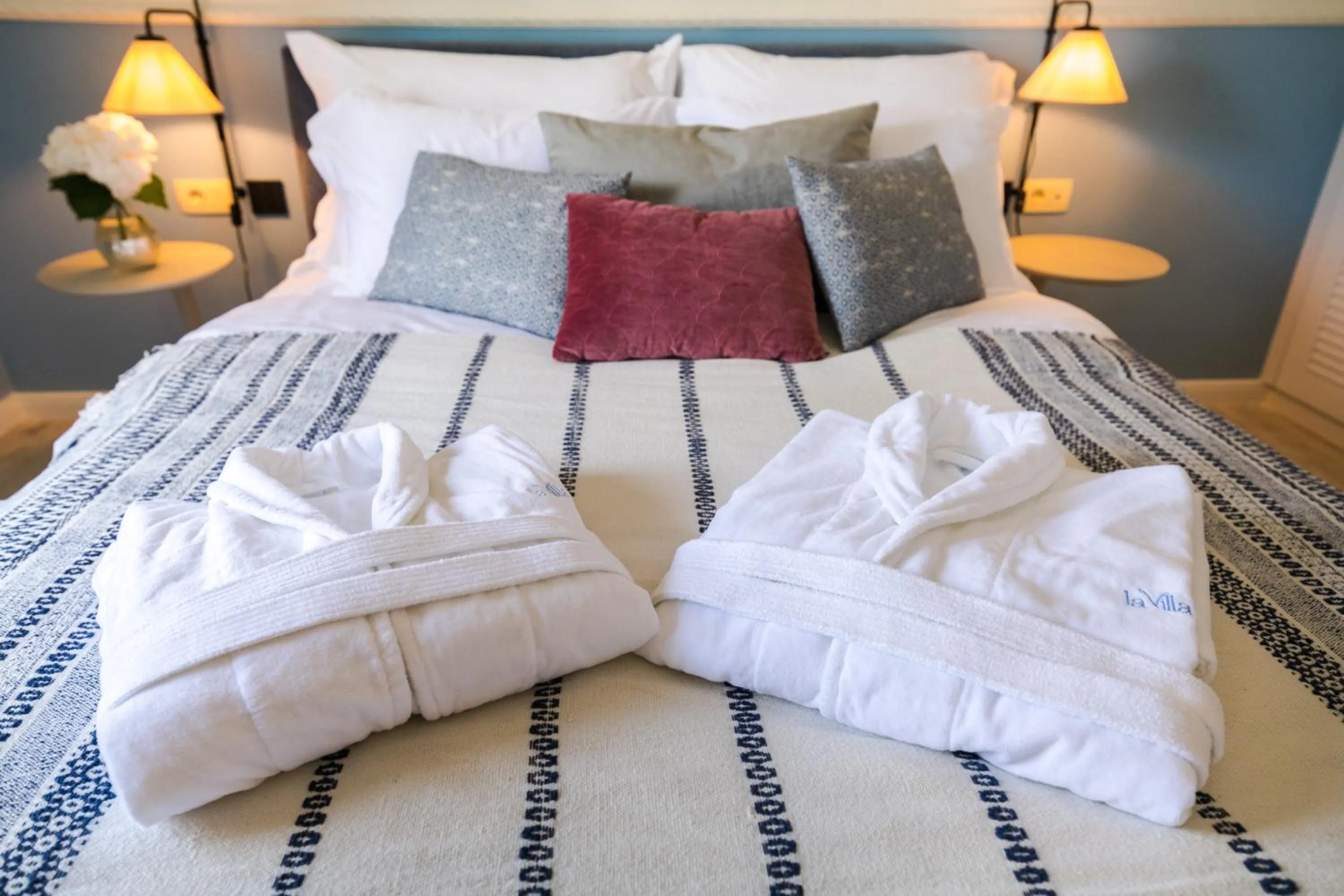 Bed in La Villa Boutique Hotel