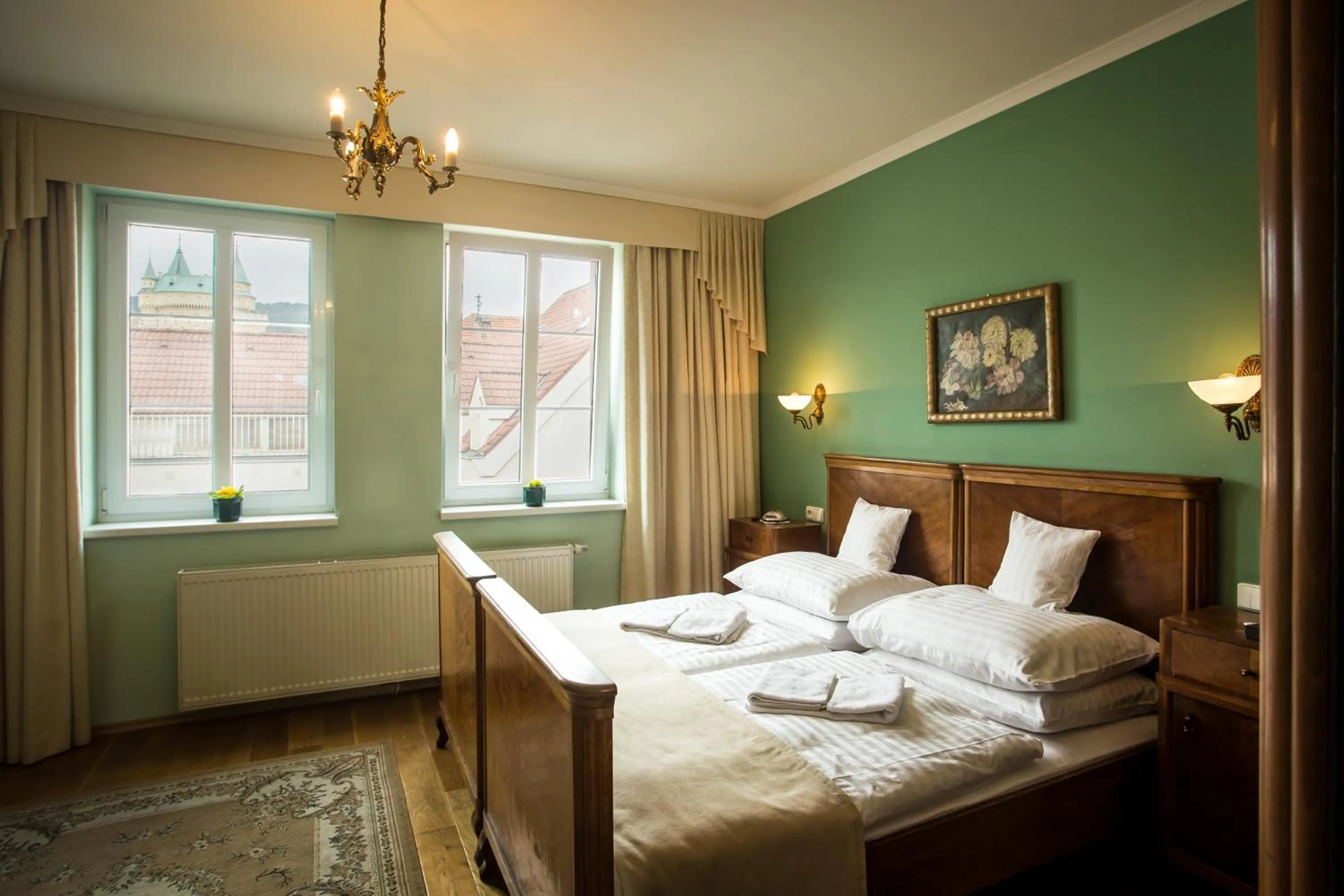 Photo of the whole room, Bed in Hotel Bojnický vínny dom