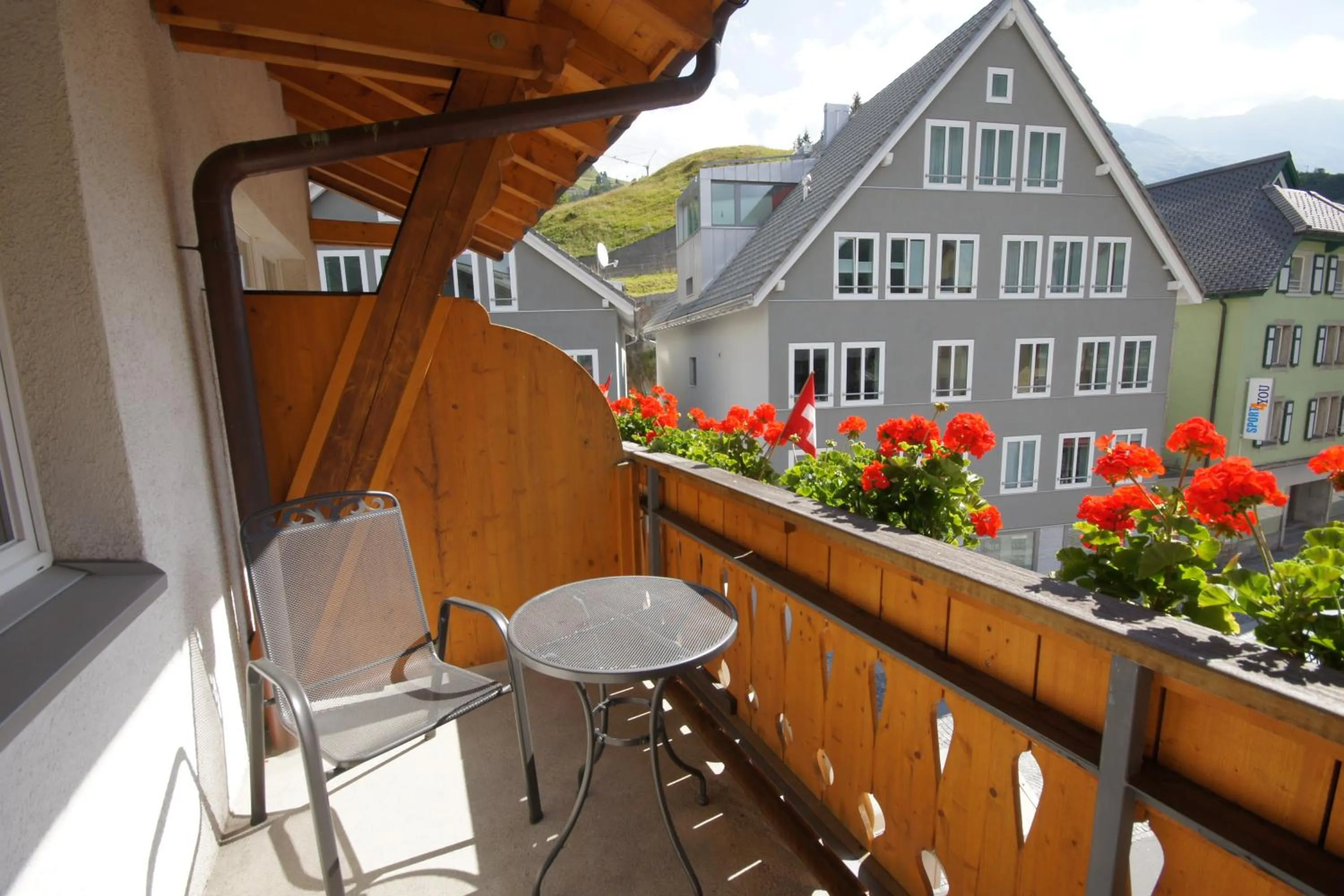 Balcony/Terrace in Alpenhotel Schlüssel