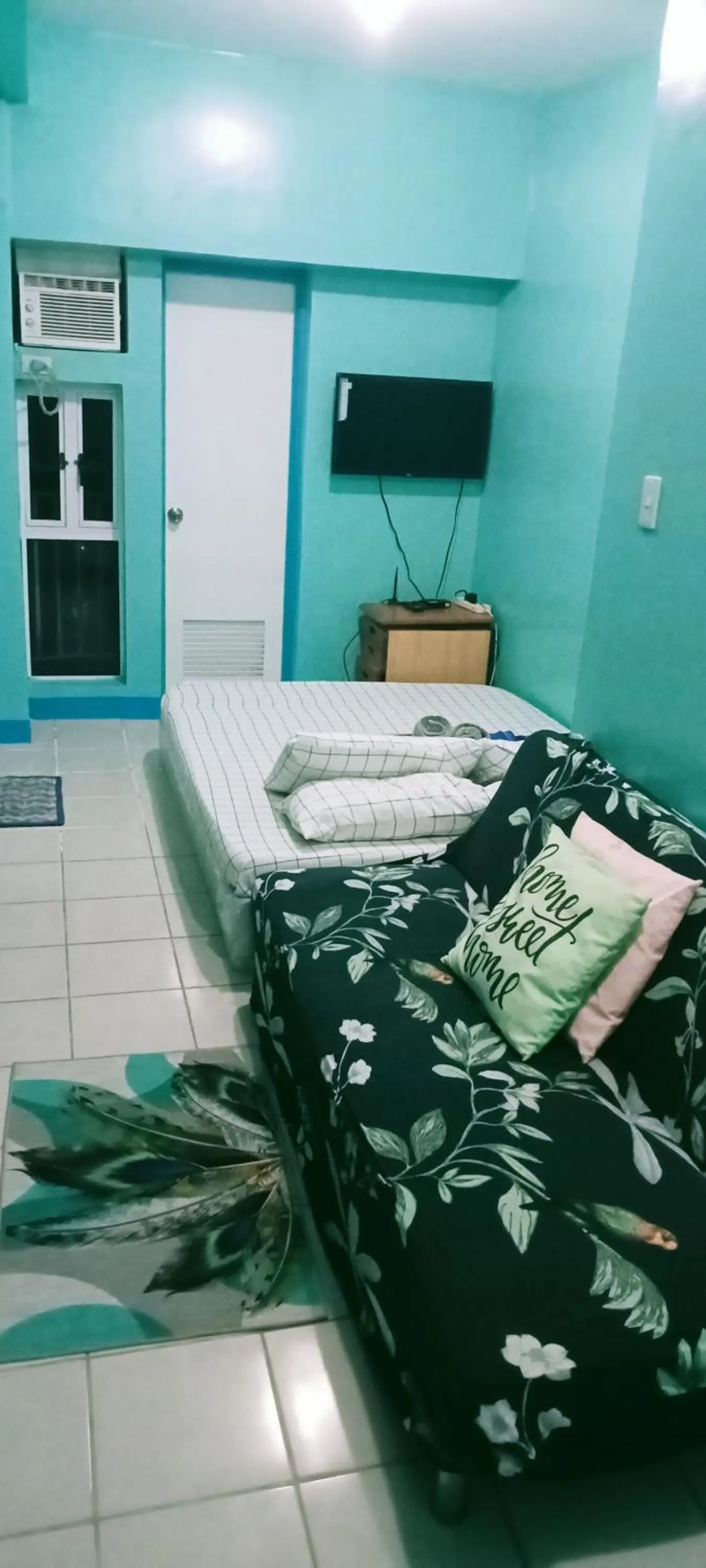 View (from property/room), Bed in Cityland Jane's Apartment