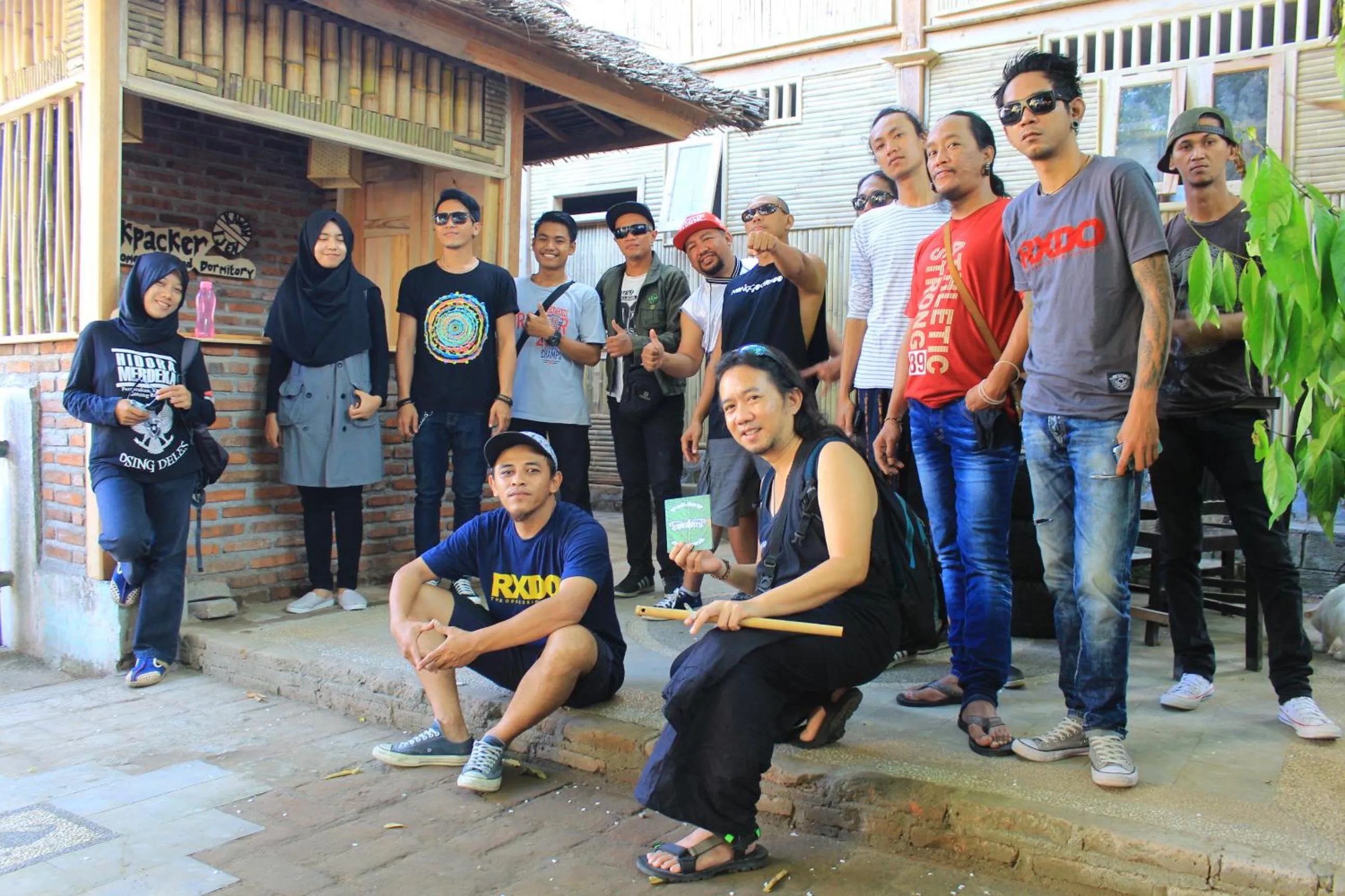 Lobby or reception in Backpacker Kawah Ijen