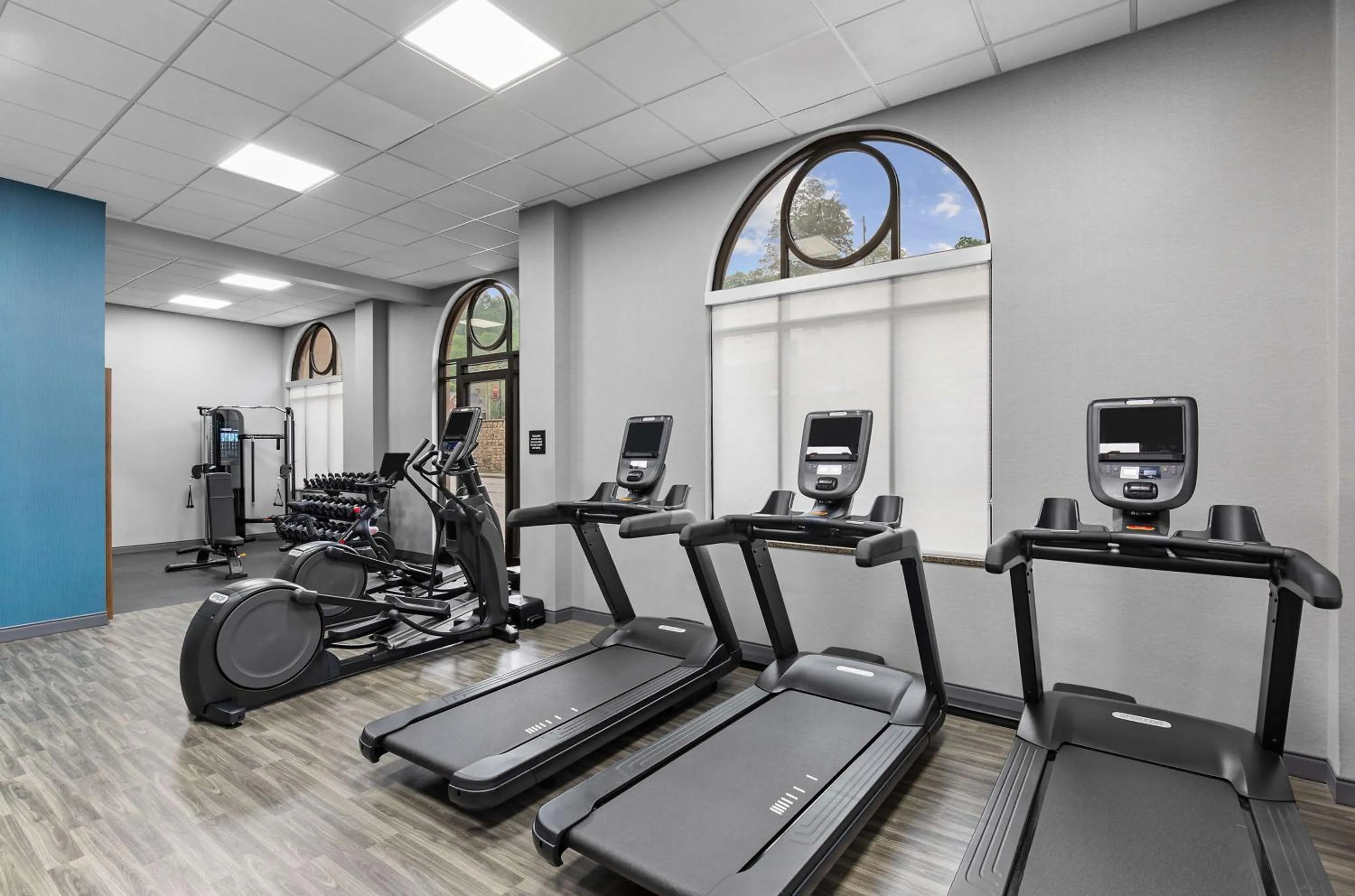 Fitness centre/facilities in Hampton Inn Pikeville