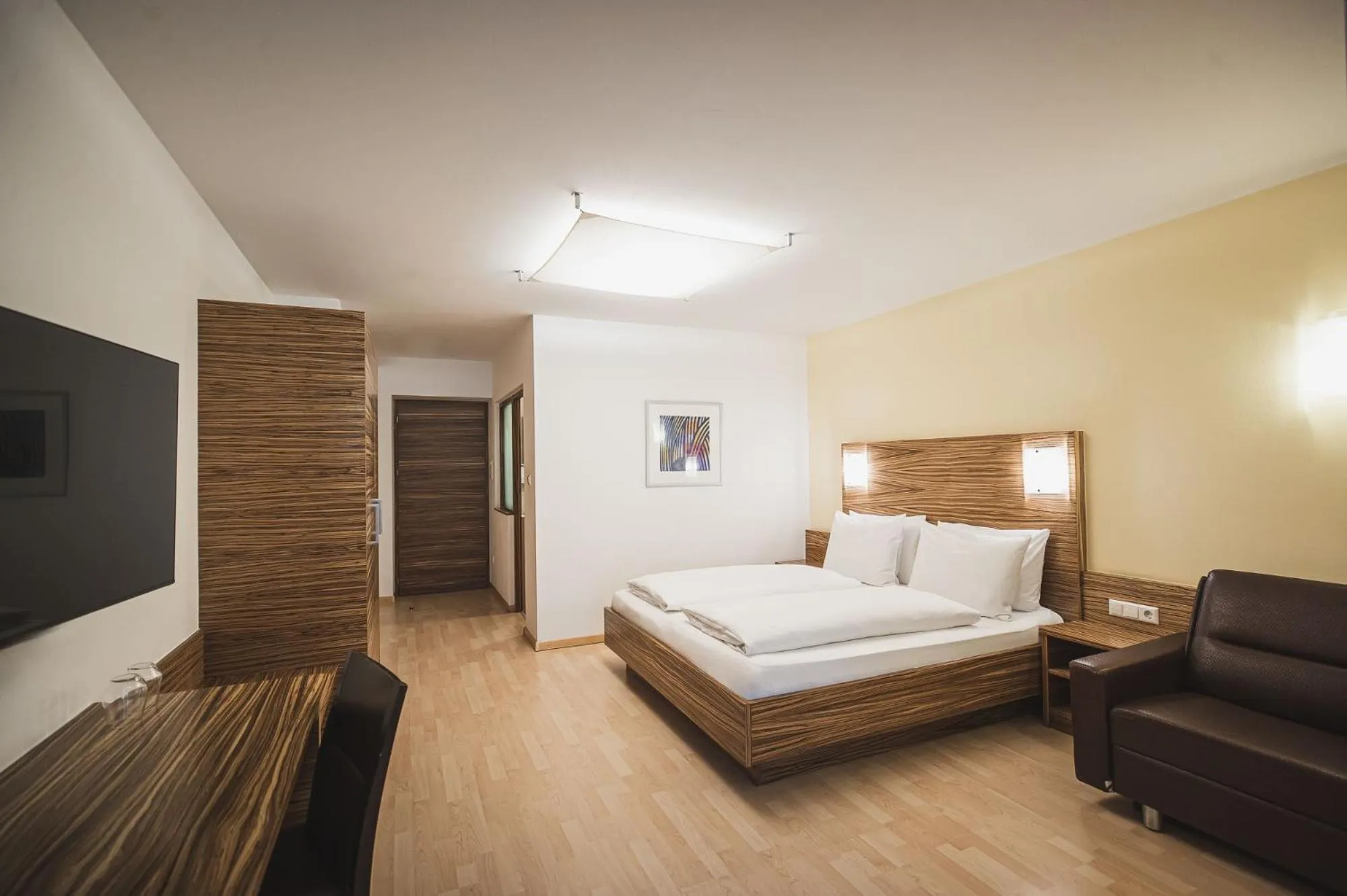 Bedroom, Bed in Hotel Brötz