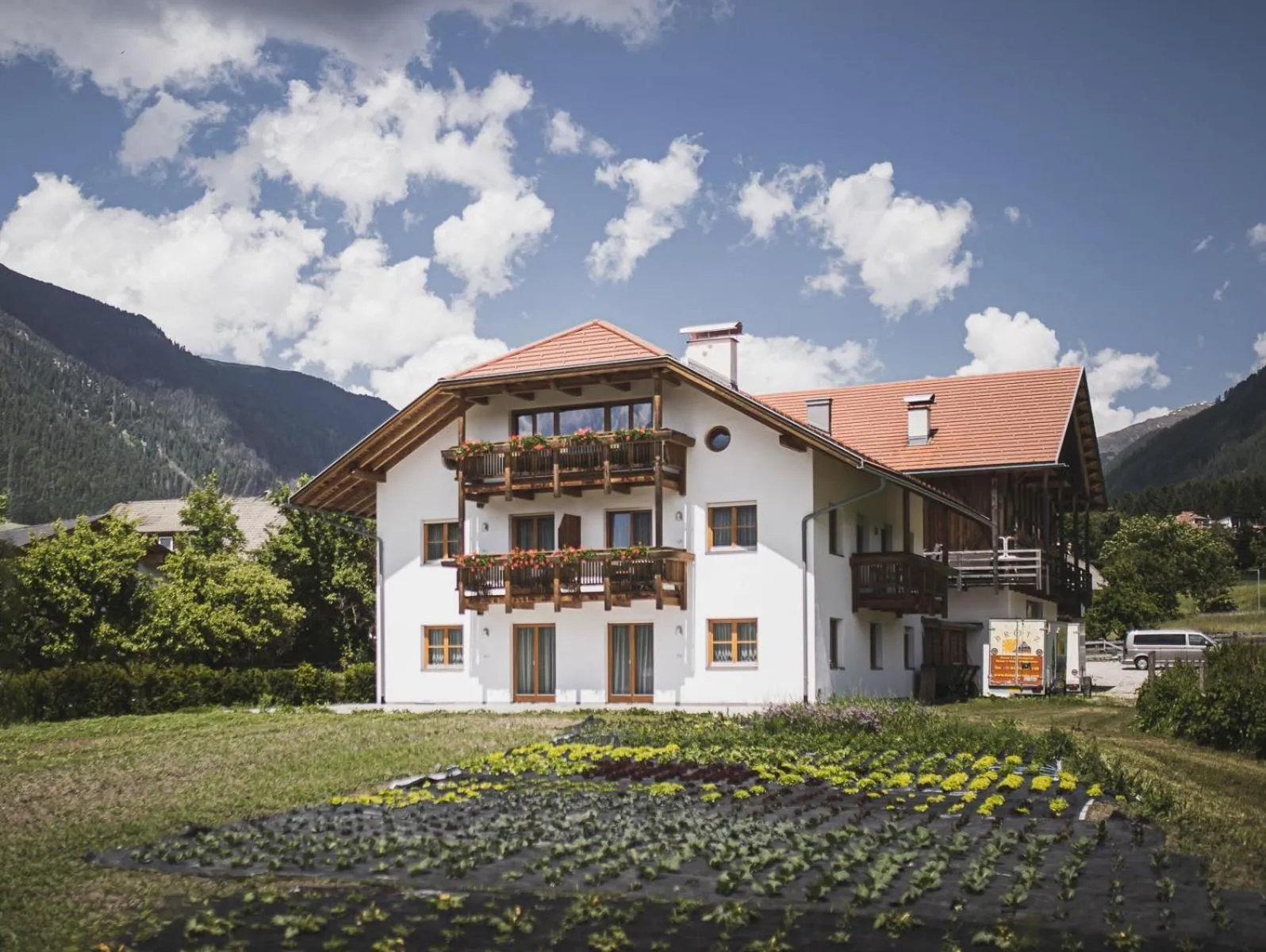Garden view in Hotel Brötz