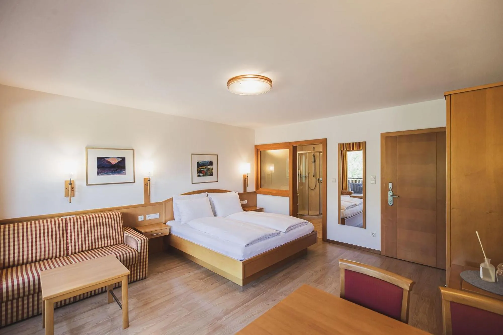 Bedroom, Bed in Hotel Brötz