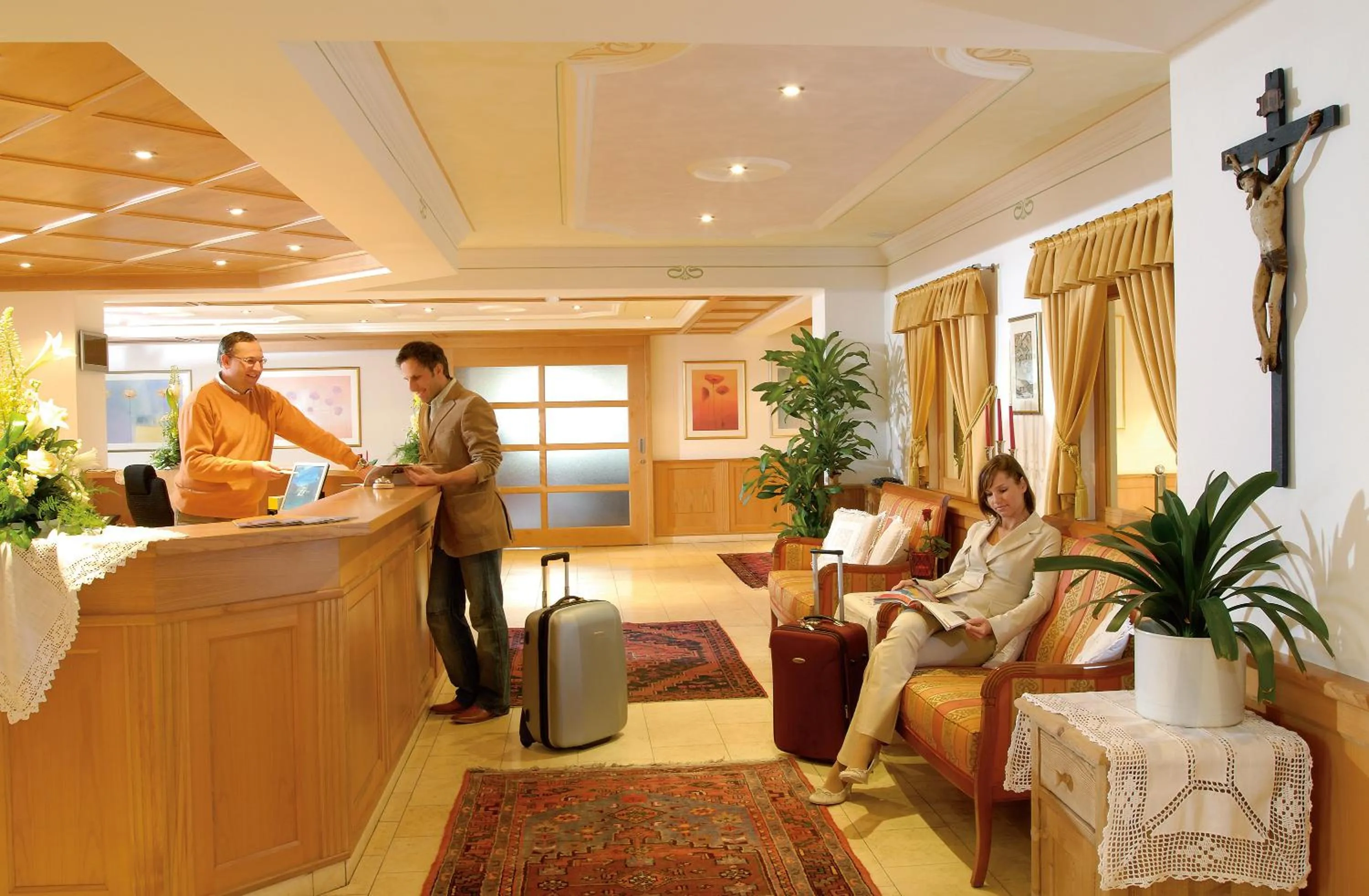 Lobby or reception in Hotel Brötz