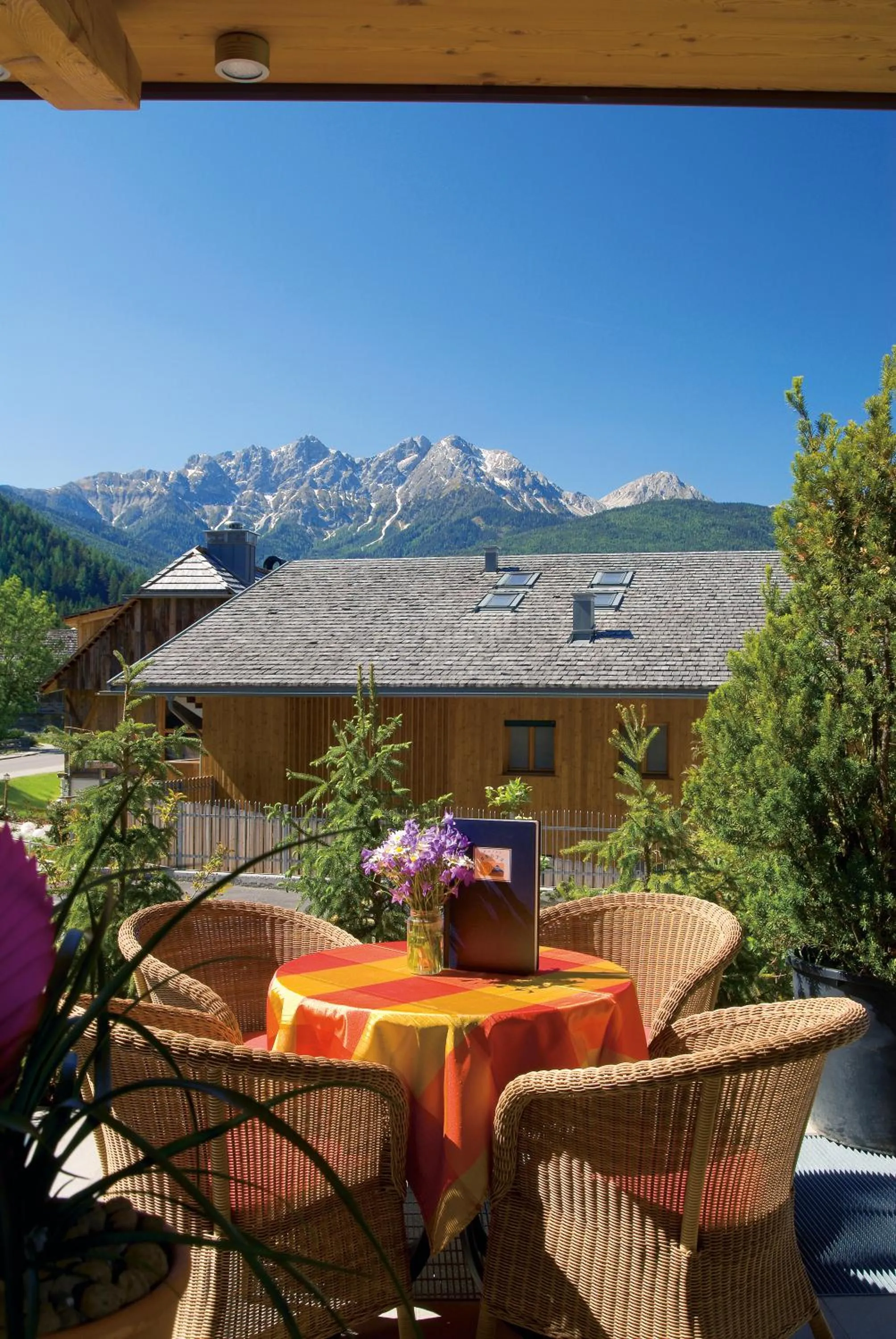 Balcony/Terrace in Hotel Brötz