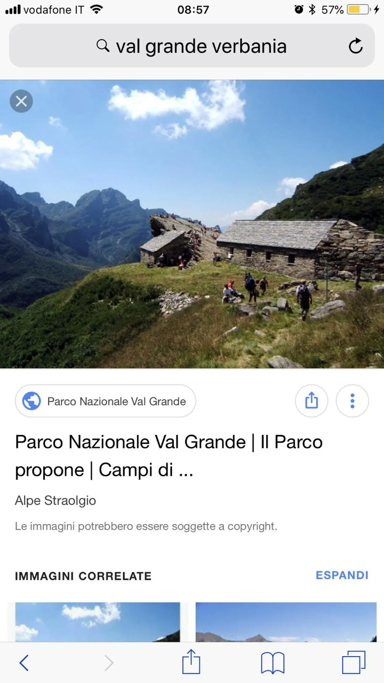 Hiking in Appartamento Il Portico