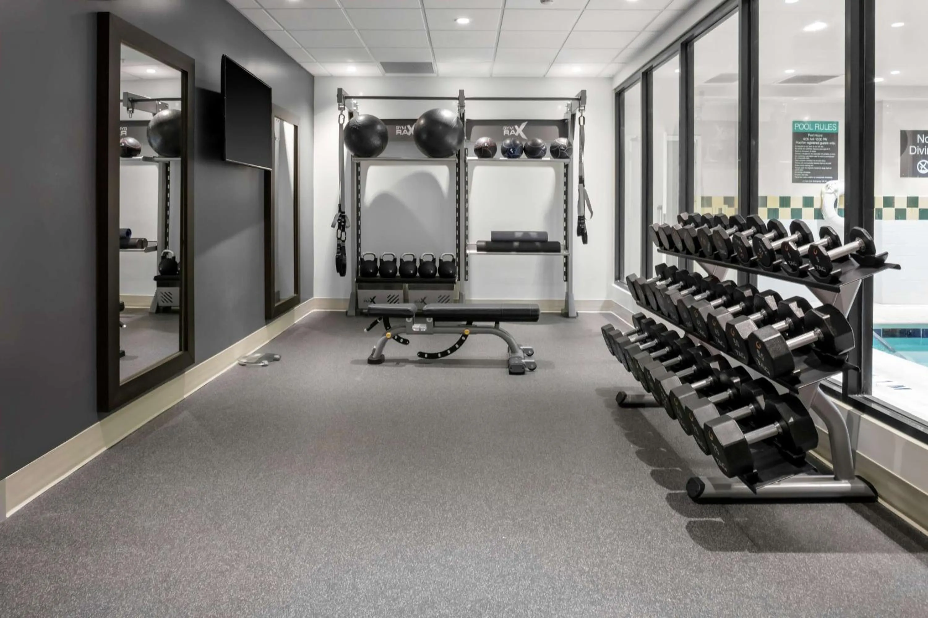 Fitness centre/facilities in Hilton Garden Inn Atlanta Perimeter Center