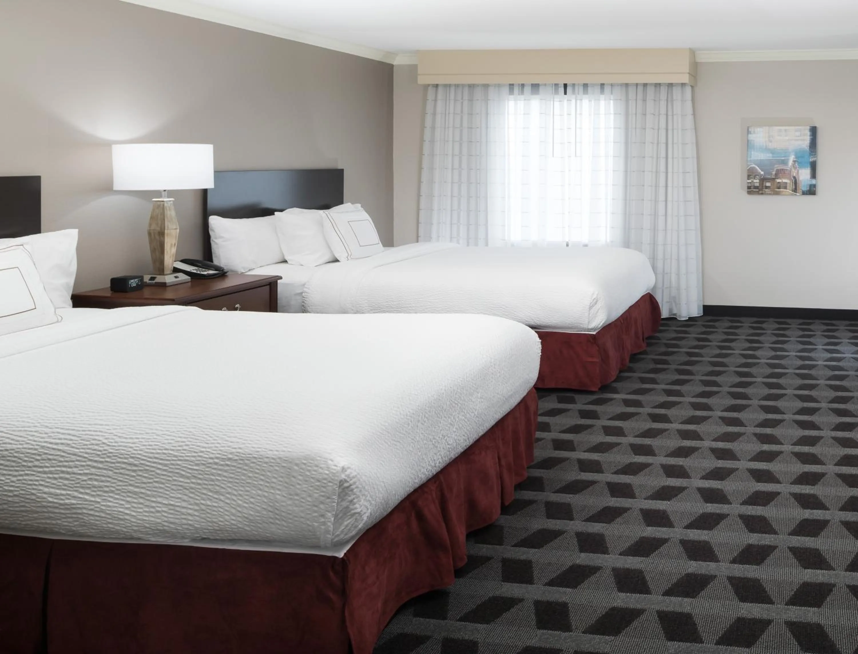 Bed in TownePlace Suites Fort Worth Downtown