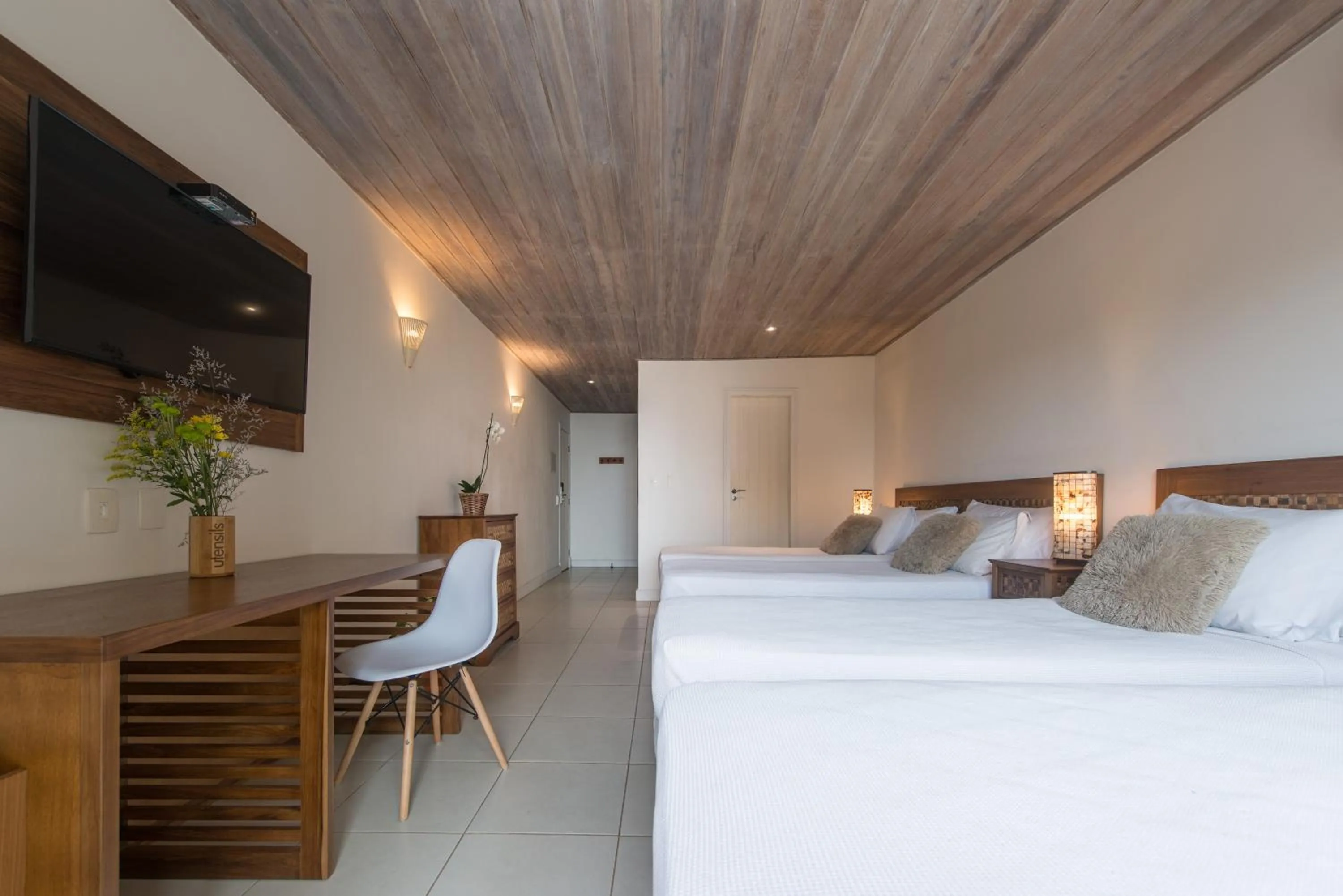 Bed in La Pedrera Small Hotel & Spa