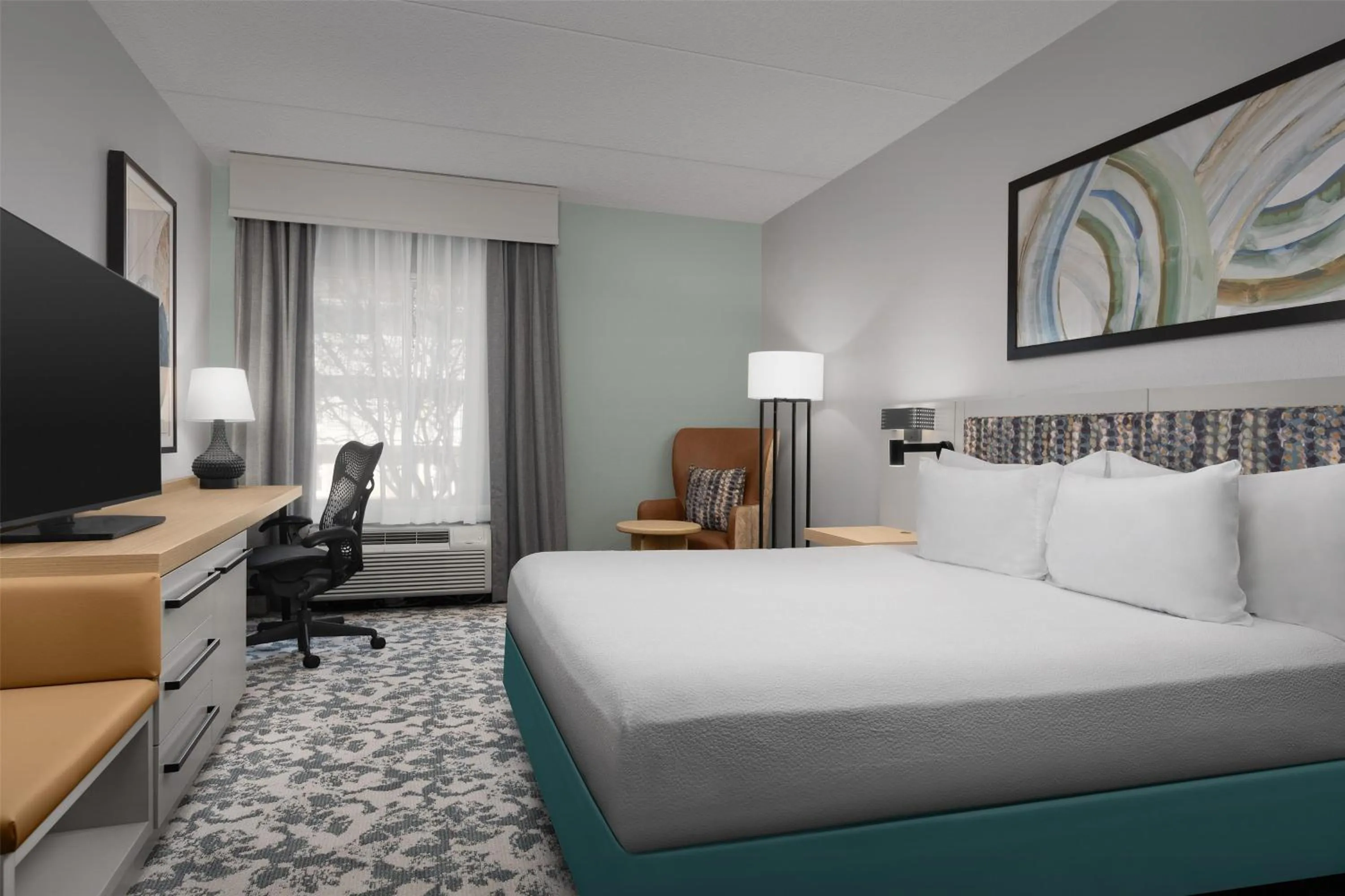 Bed in Hilton Garden Inn Huntsville/Space Center