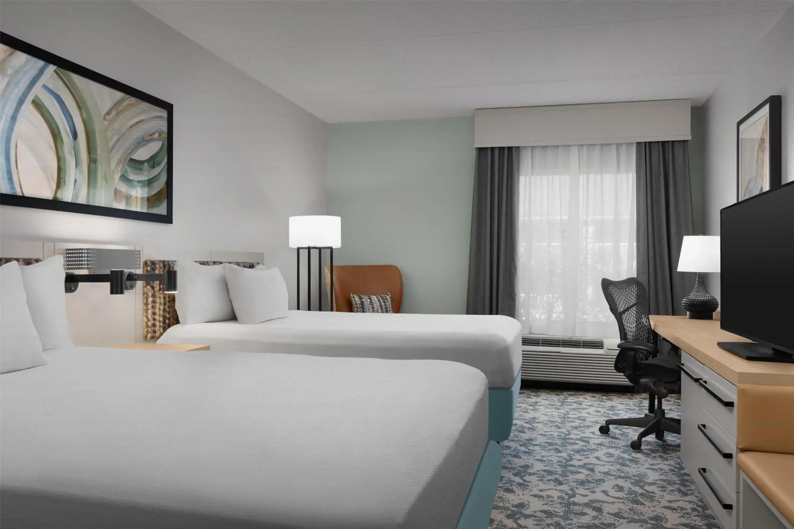 Queen Room with Two Queen Beds in Hilton Garden Inn Huntsville/Space Center Queen Room with Two Queen Beds in Hilton Garden Inn Huntsville/Space Center