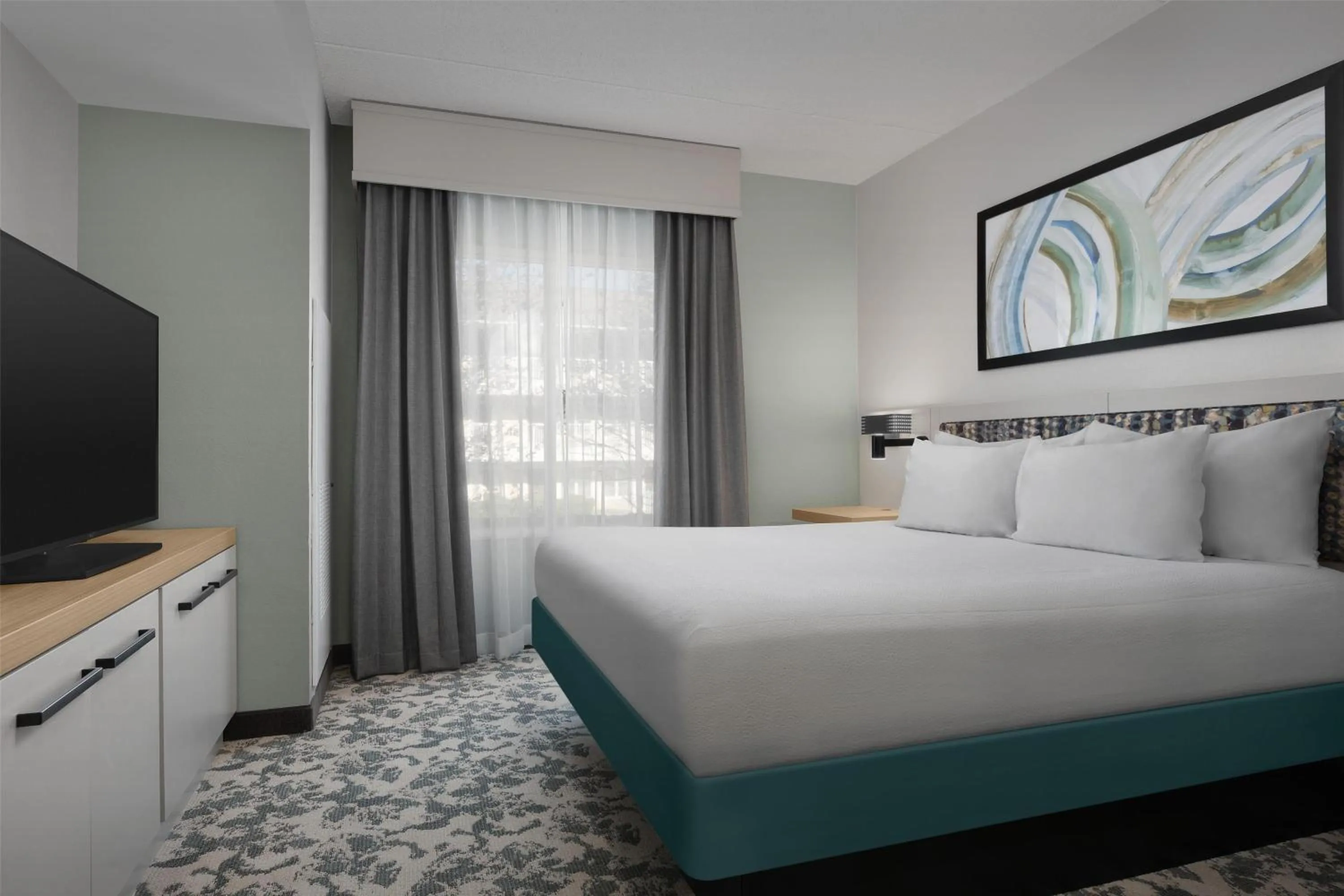 Bed in Hilton Garden Inn Huntsville/Space Center