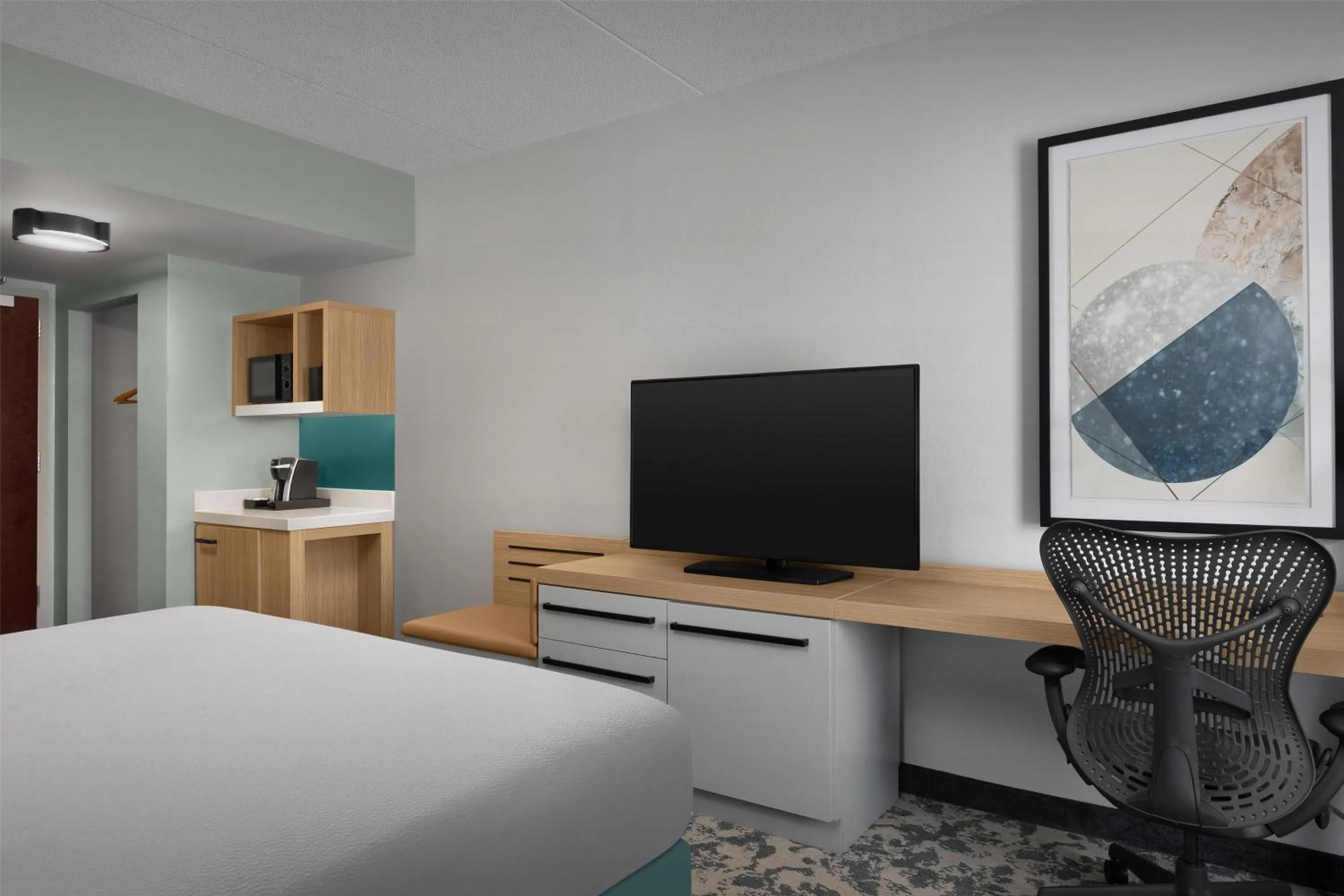 Bedroom, Bed in Hilton Garden Inn Huntsville/Space Center