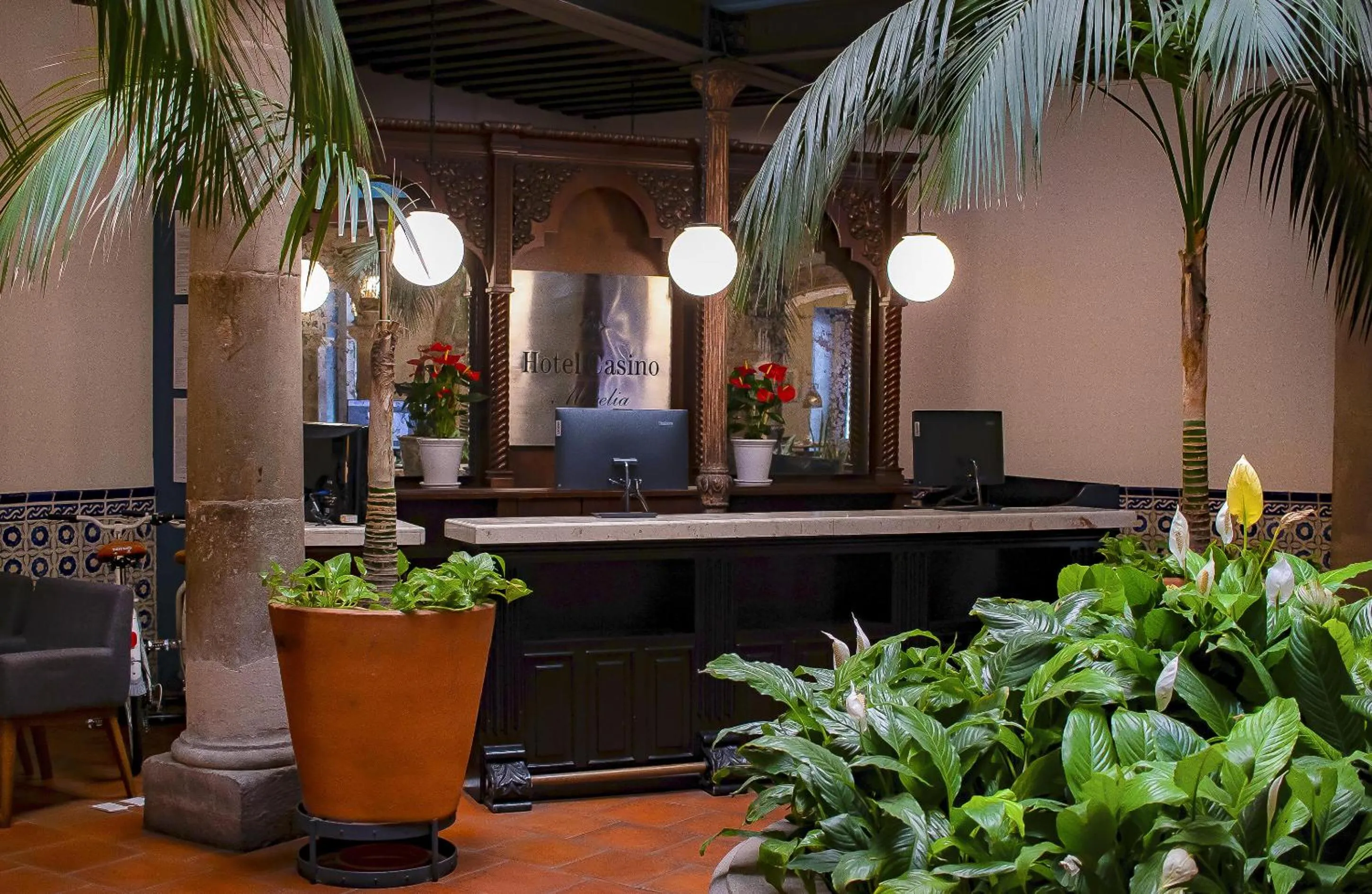 Lobby or reception in Hotel Casino Morelia