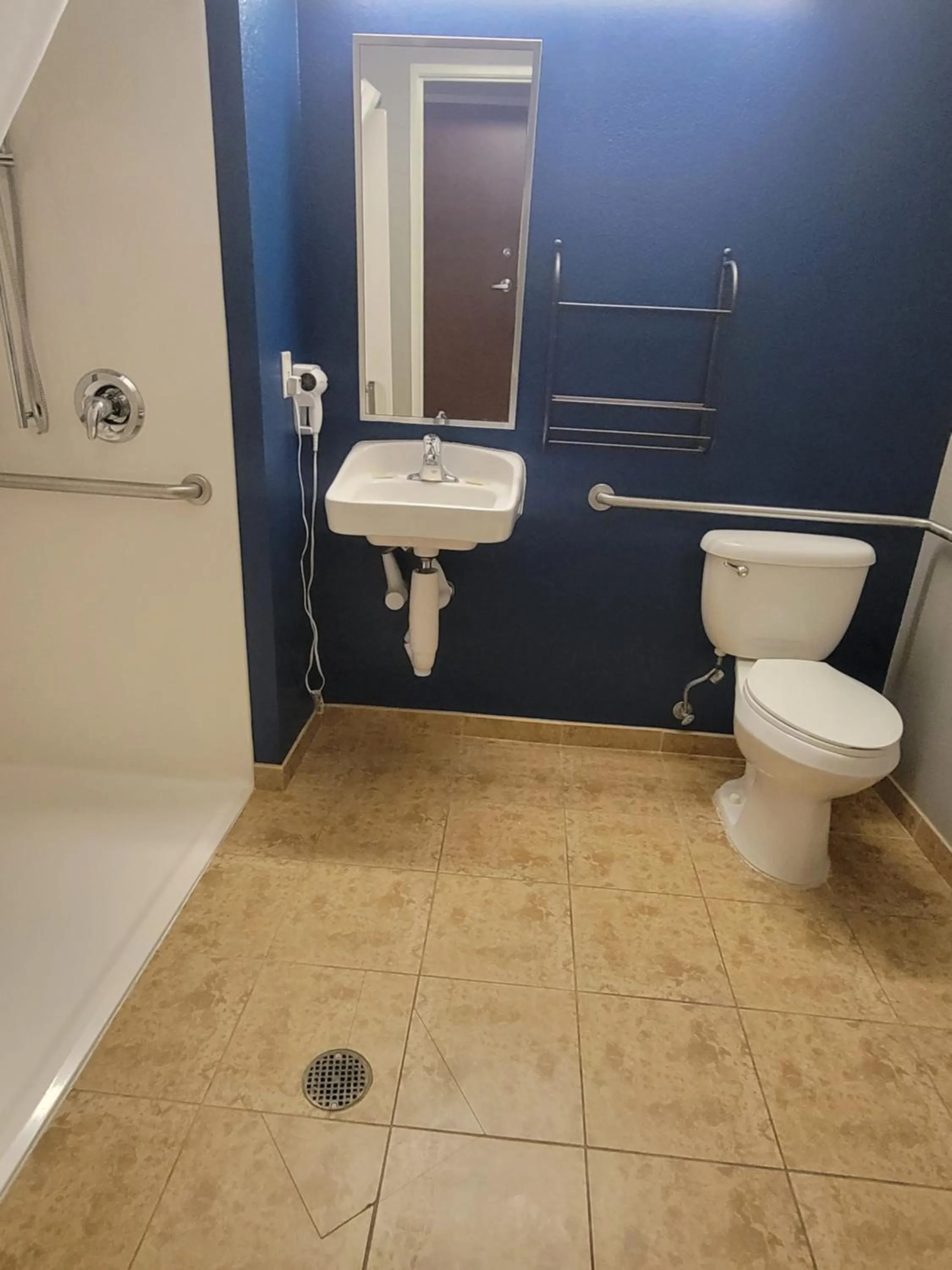 Toilet in Microtel Inn & Suites by Wyndham Bluffs