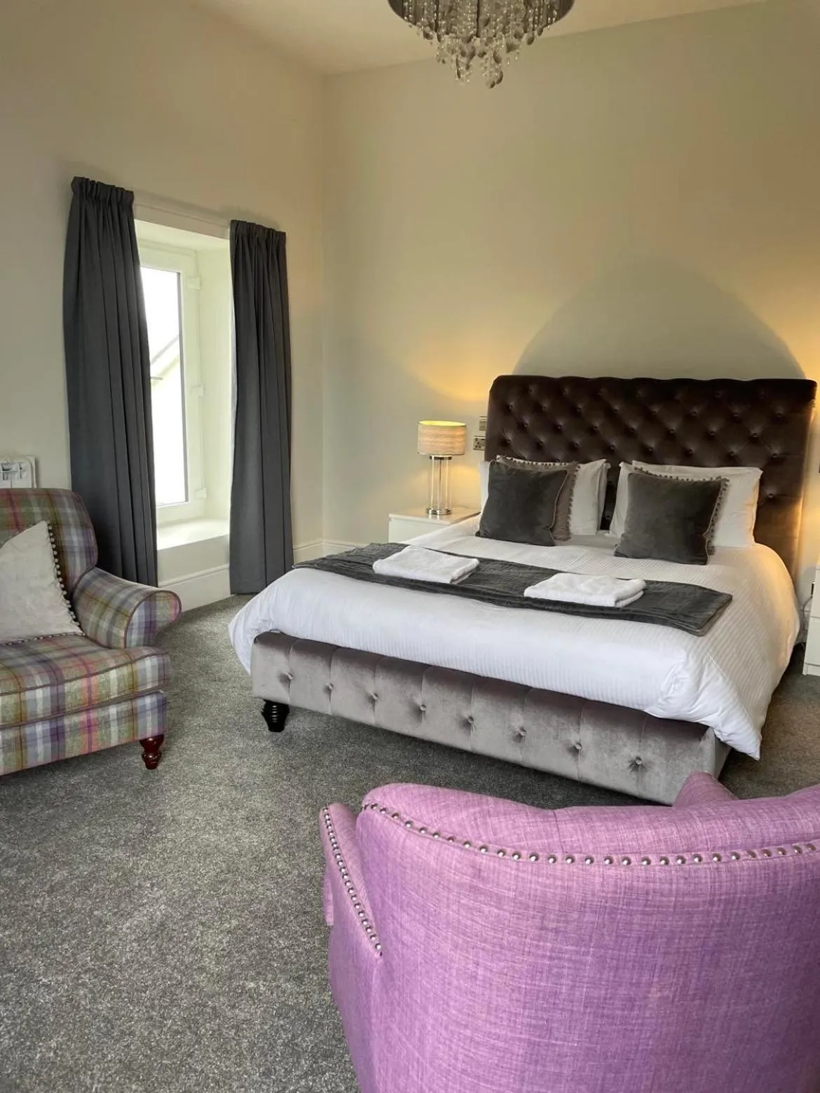 Bed in Woodlands Hall Hotel