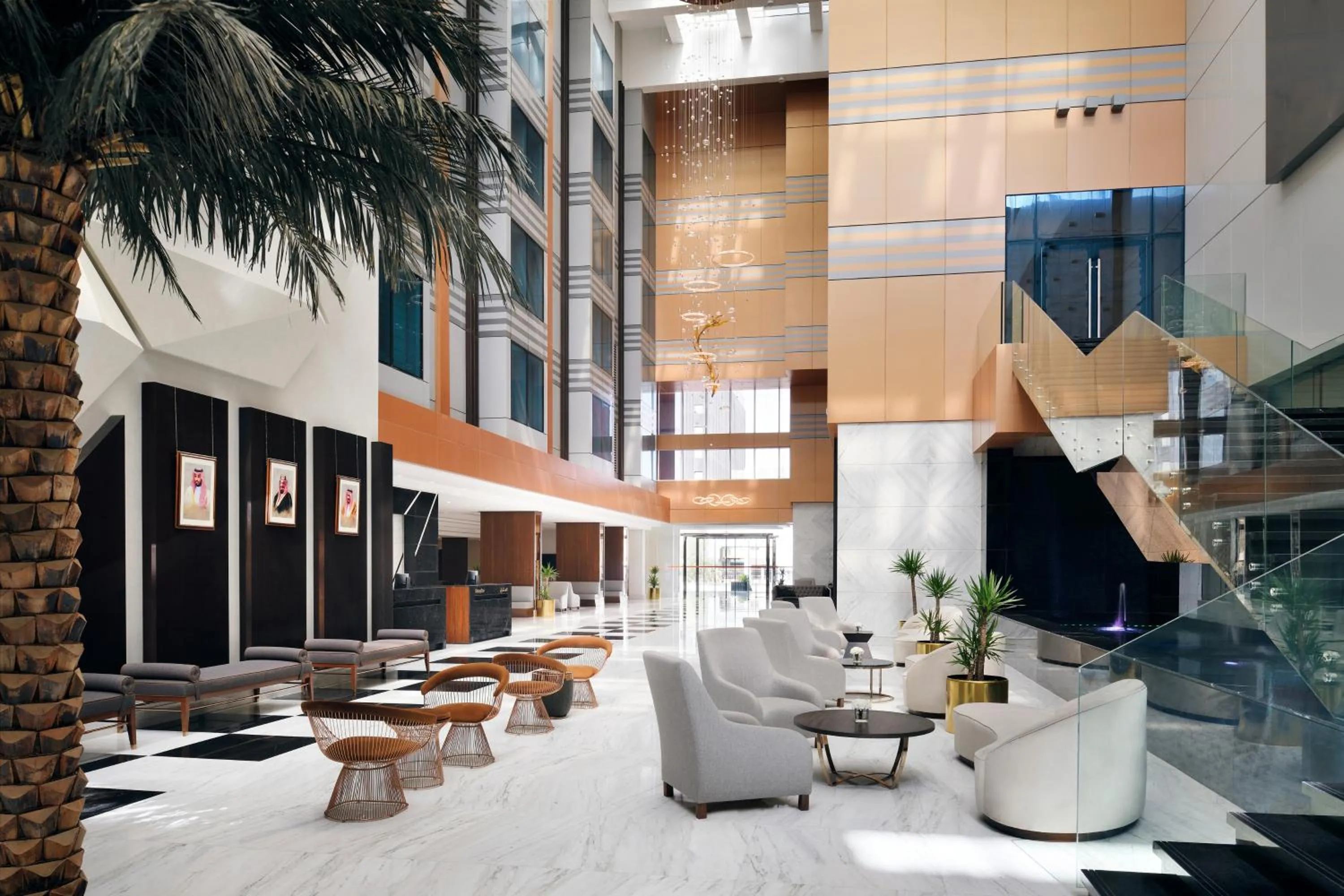 Lobby or reception in Radisson Blu Hotel and Convention Center, Riyadh Minhal