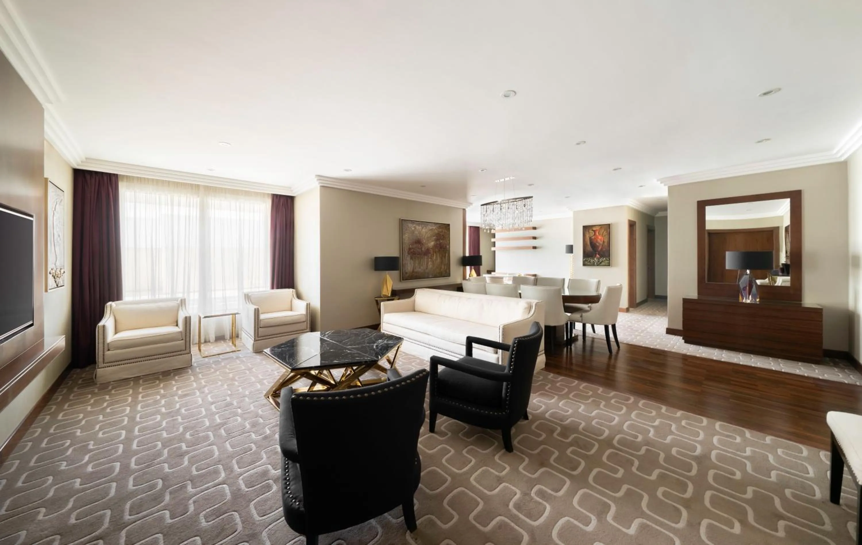 Living room in Radisson Blu Hotel and Convention Center, Riyadh Minhal