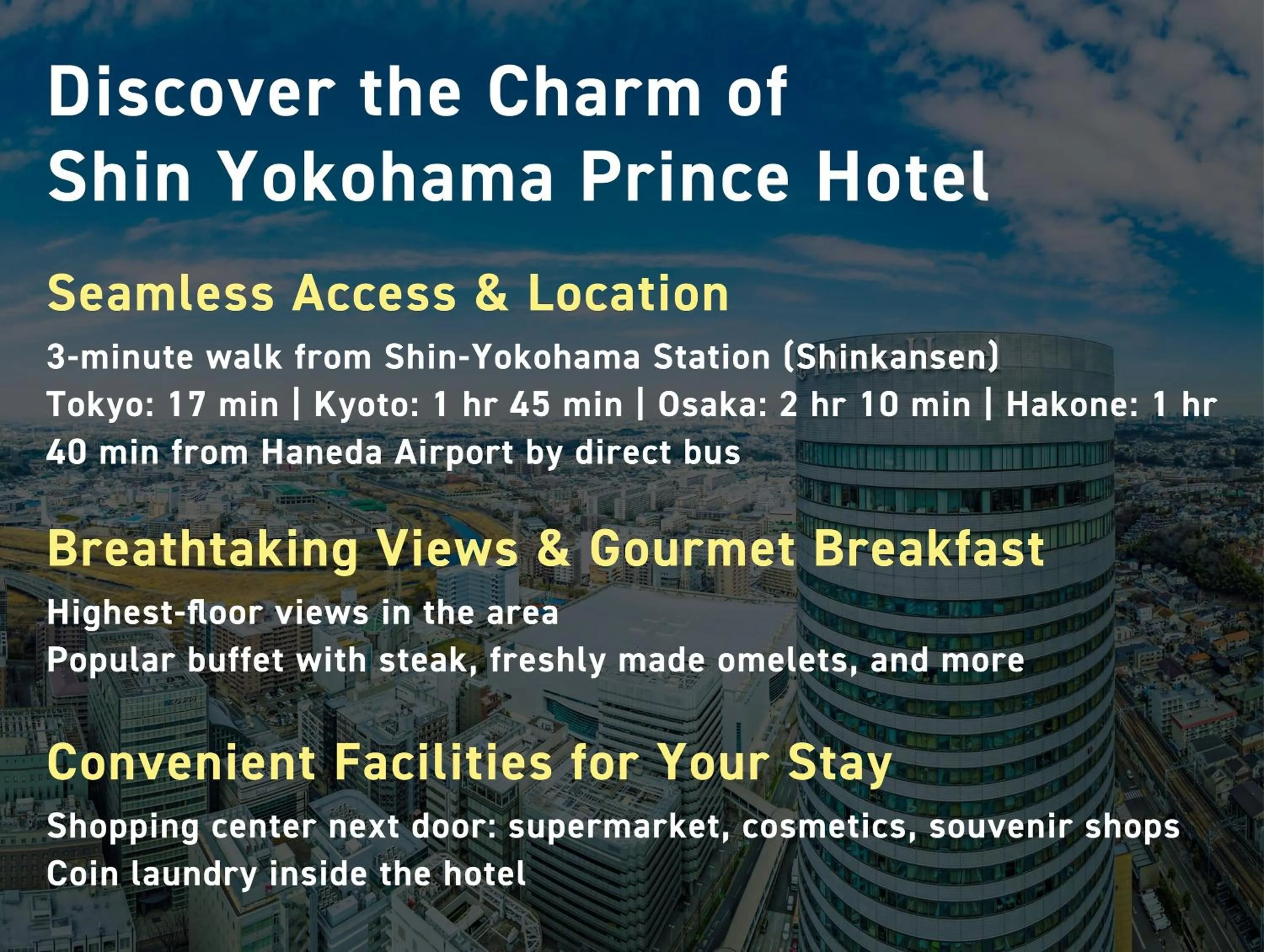 Property logo or sign in Shin Yokohama Prince Hotel