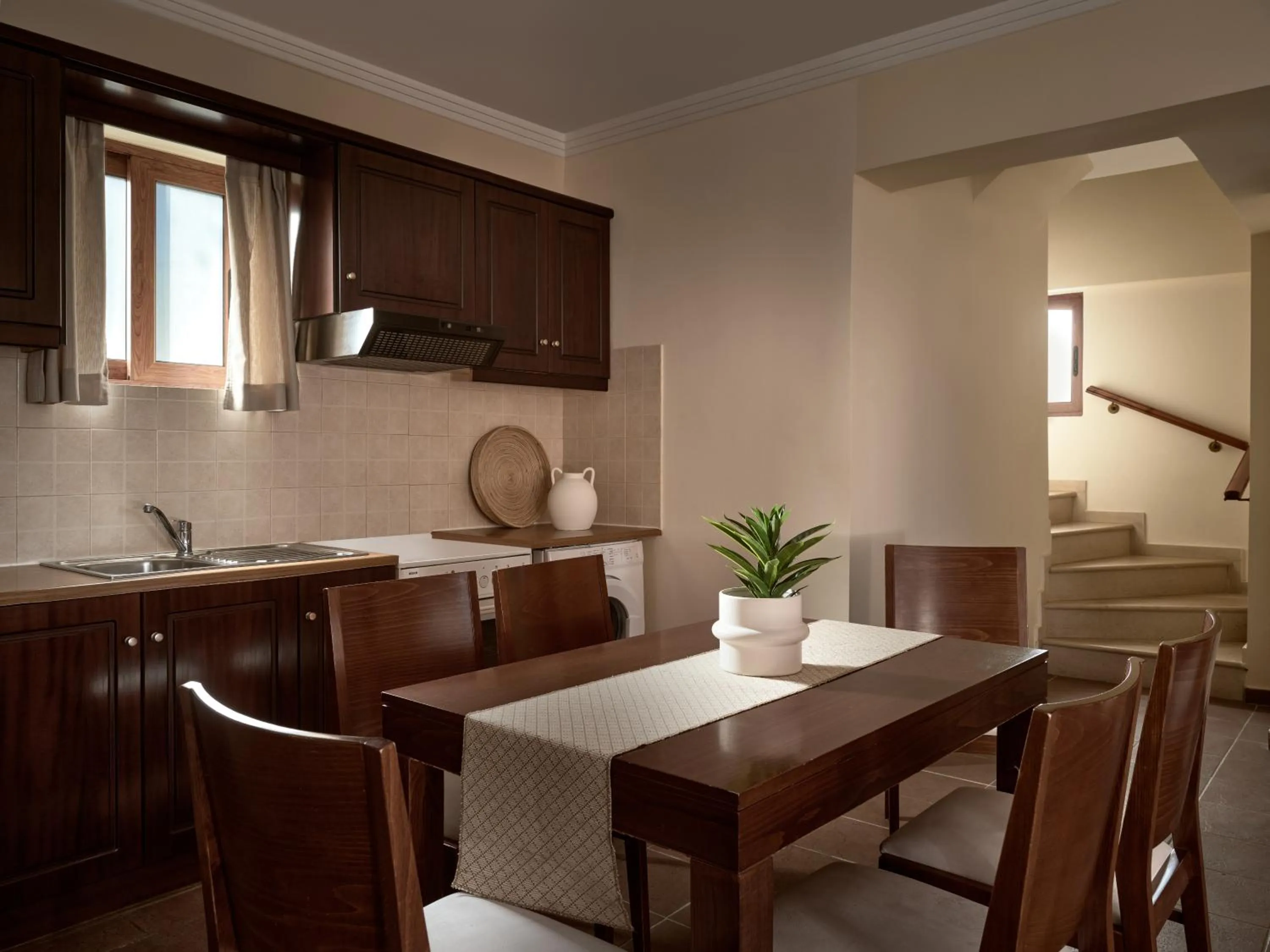 Kitchen or kitchenette in Hotel St John Villas