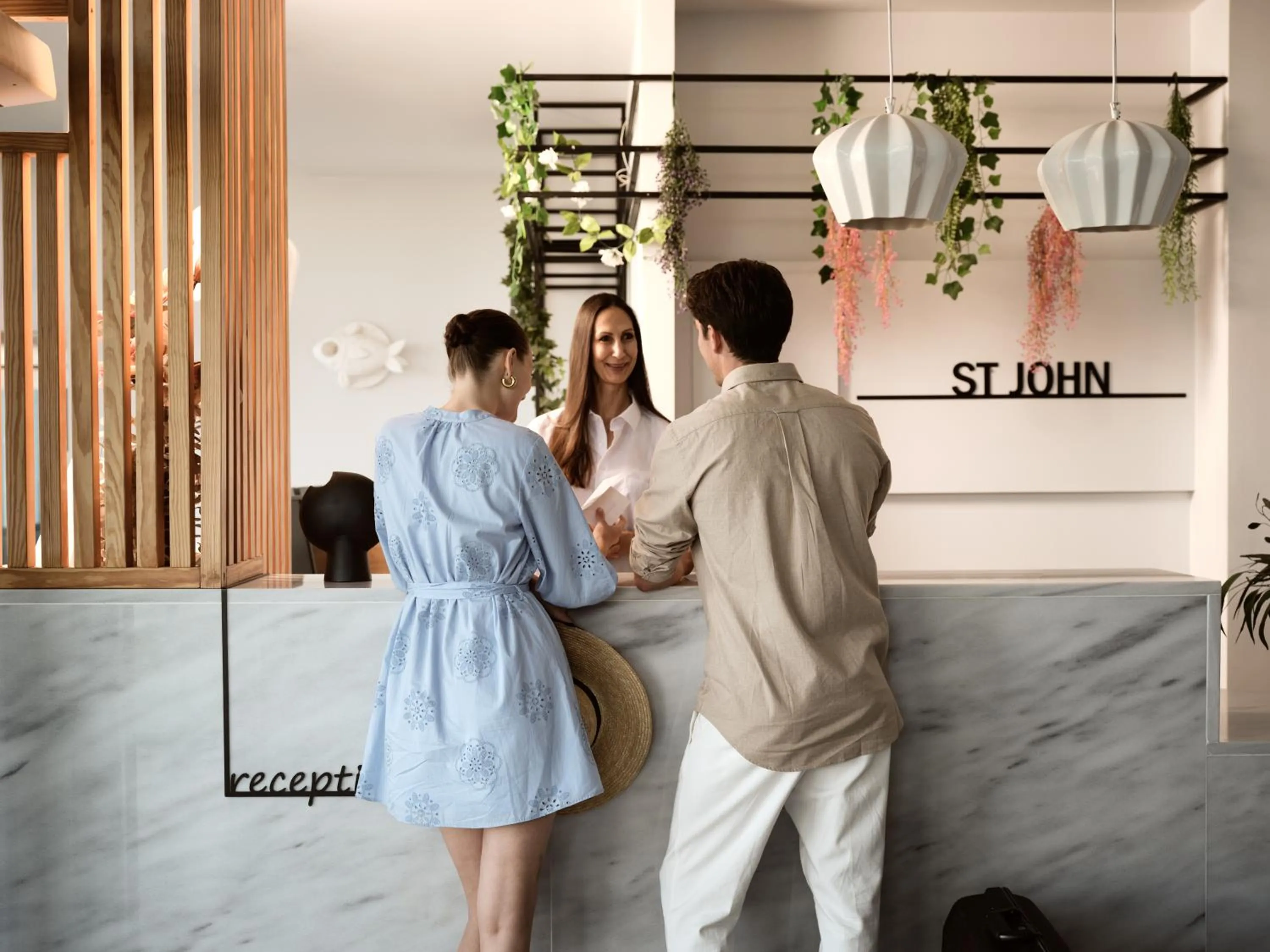 Lobby or reception in Hotel St John Villas