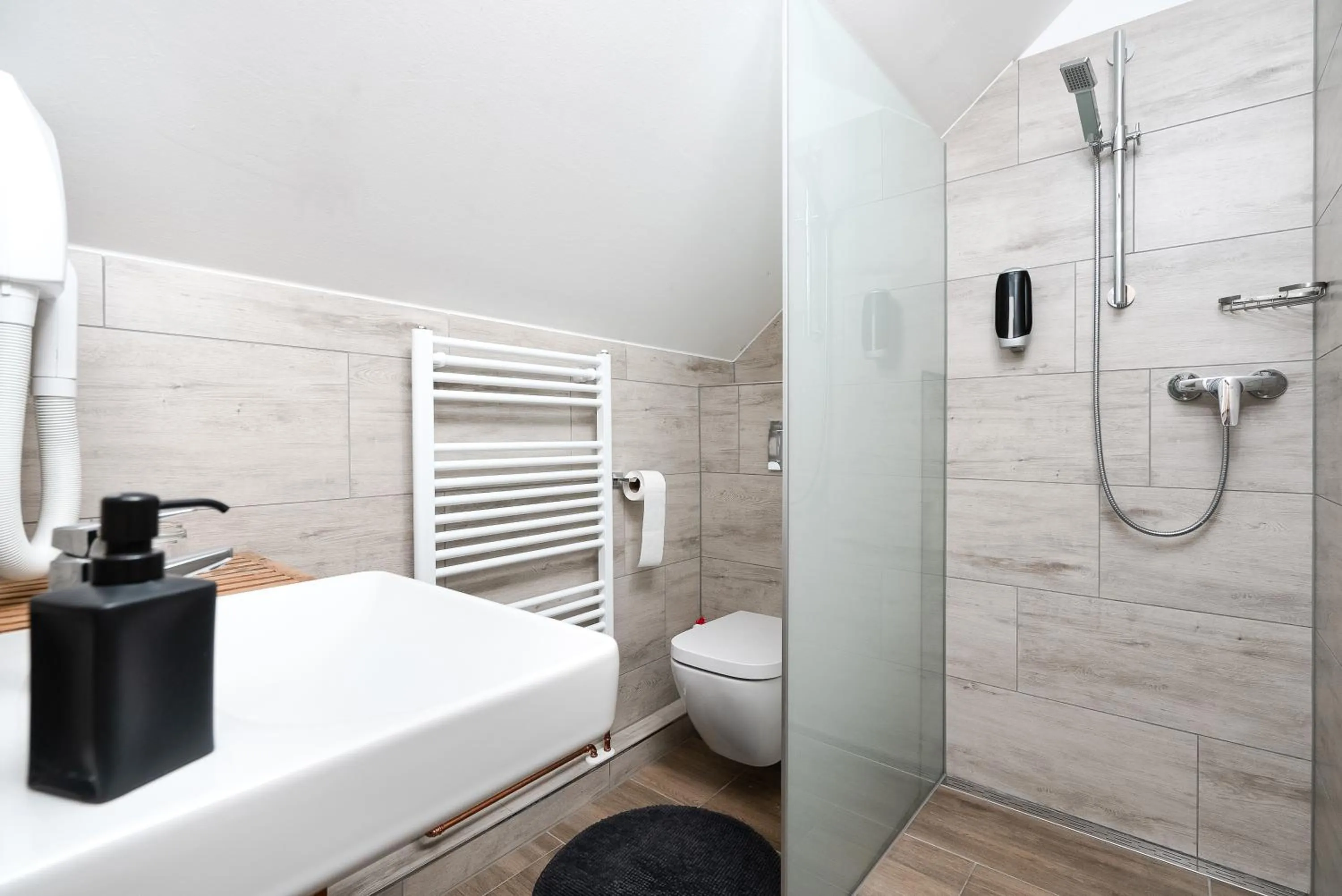 Bathroom in Penzion U Gigantu