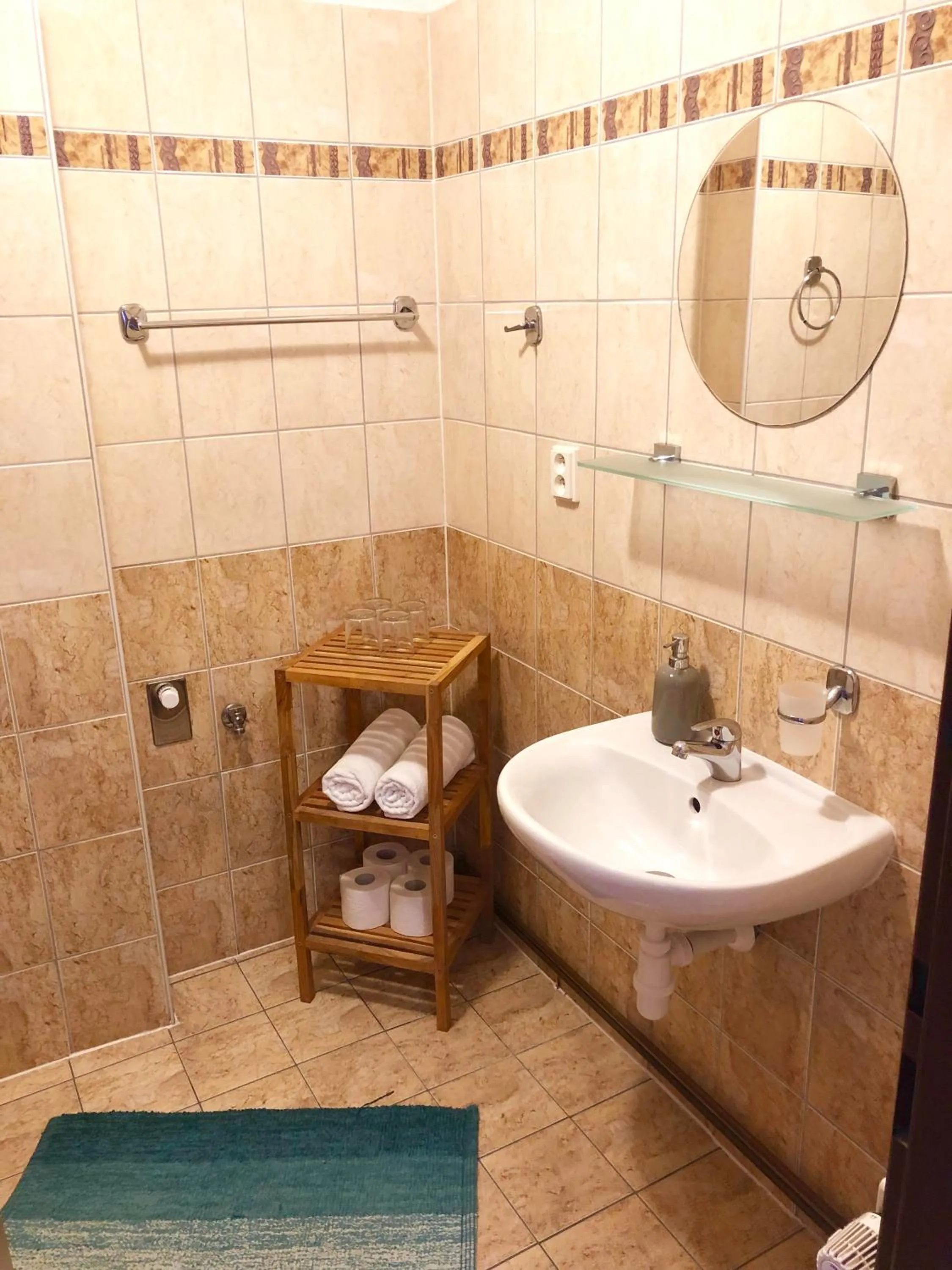 Bathroom in Penzion U Gigantu