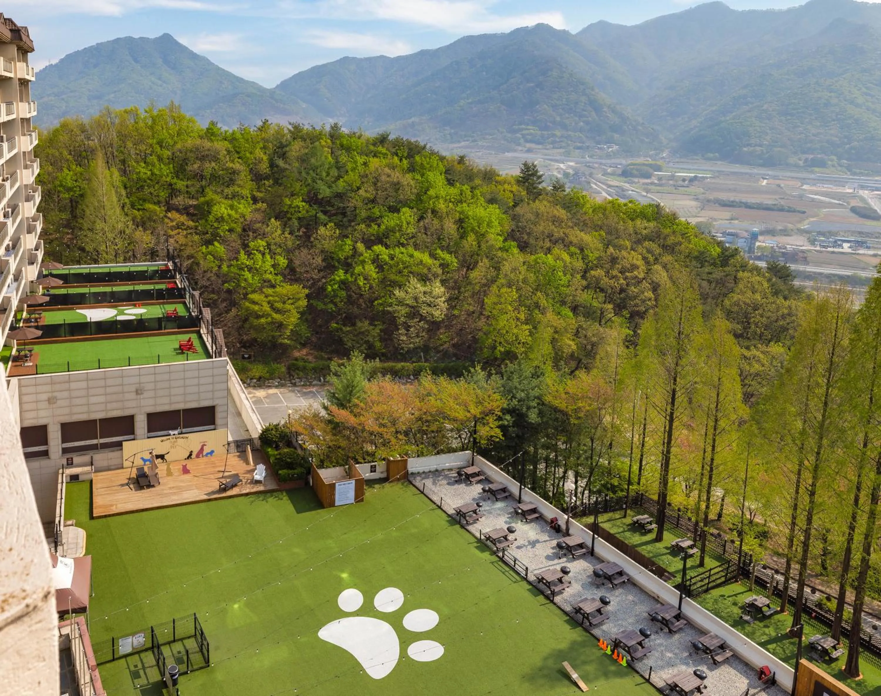 Garden view in Kensington Resort Chungju