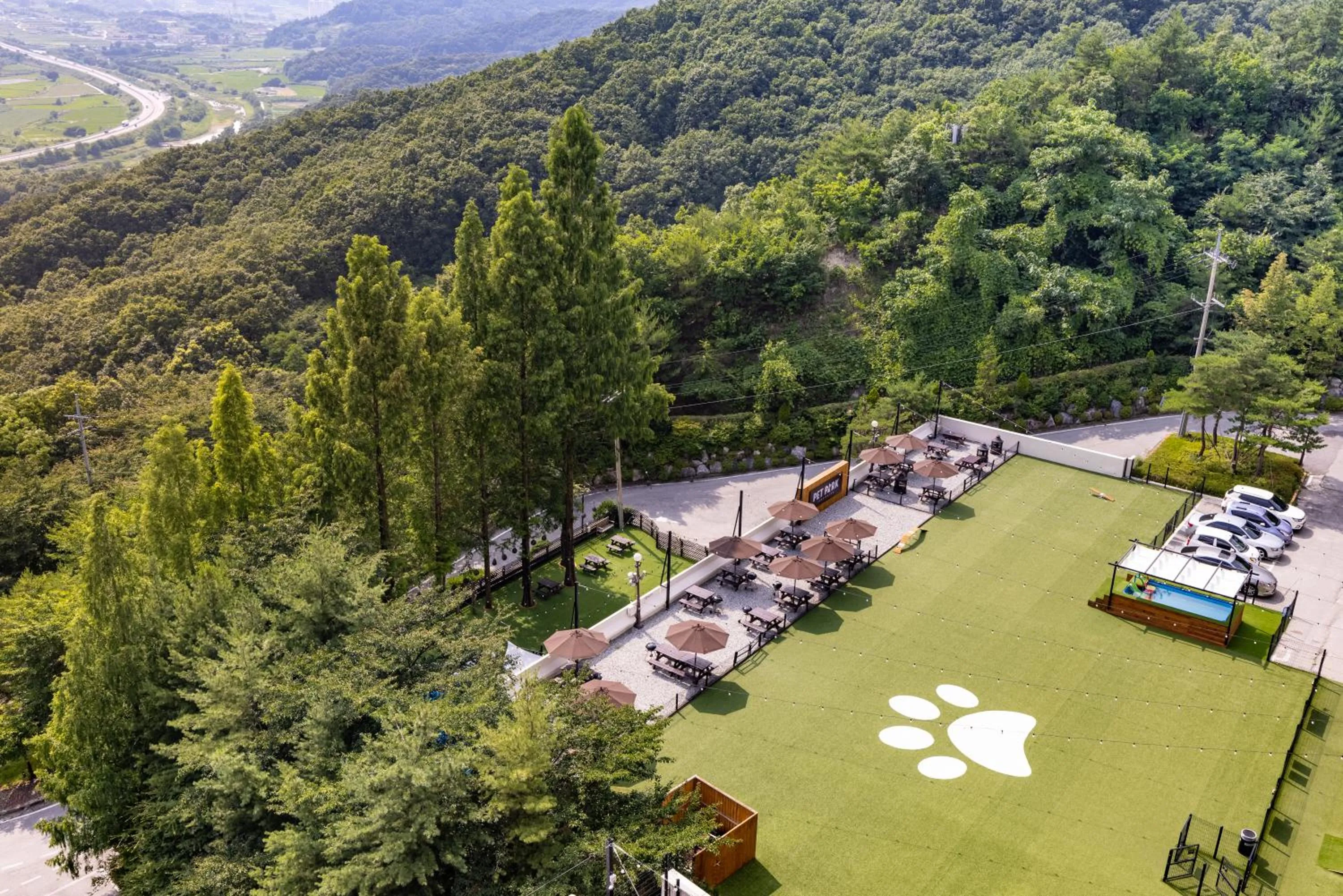 Bird's eye view in Kensington Resort Chungju