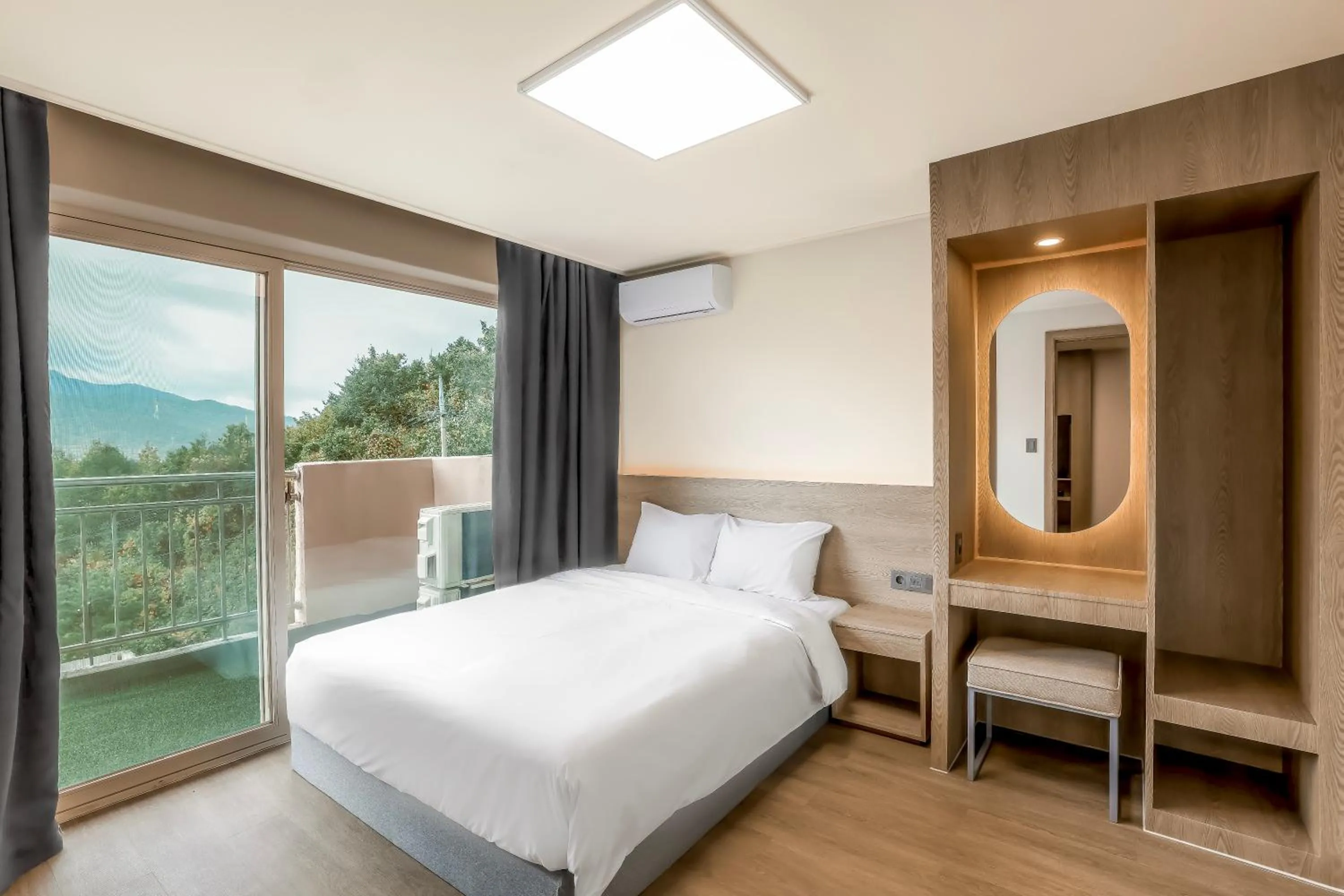 Bed in Kensington Resort Chungju