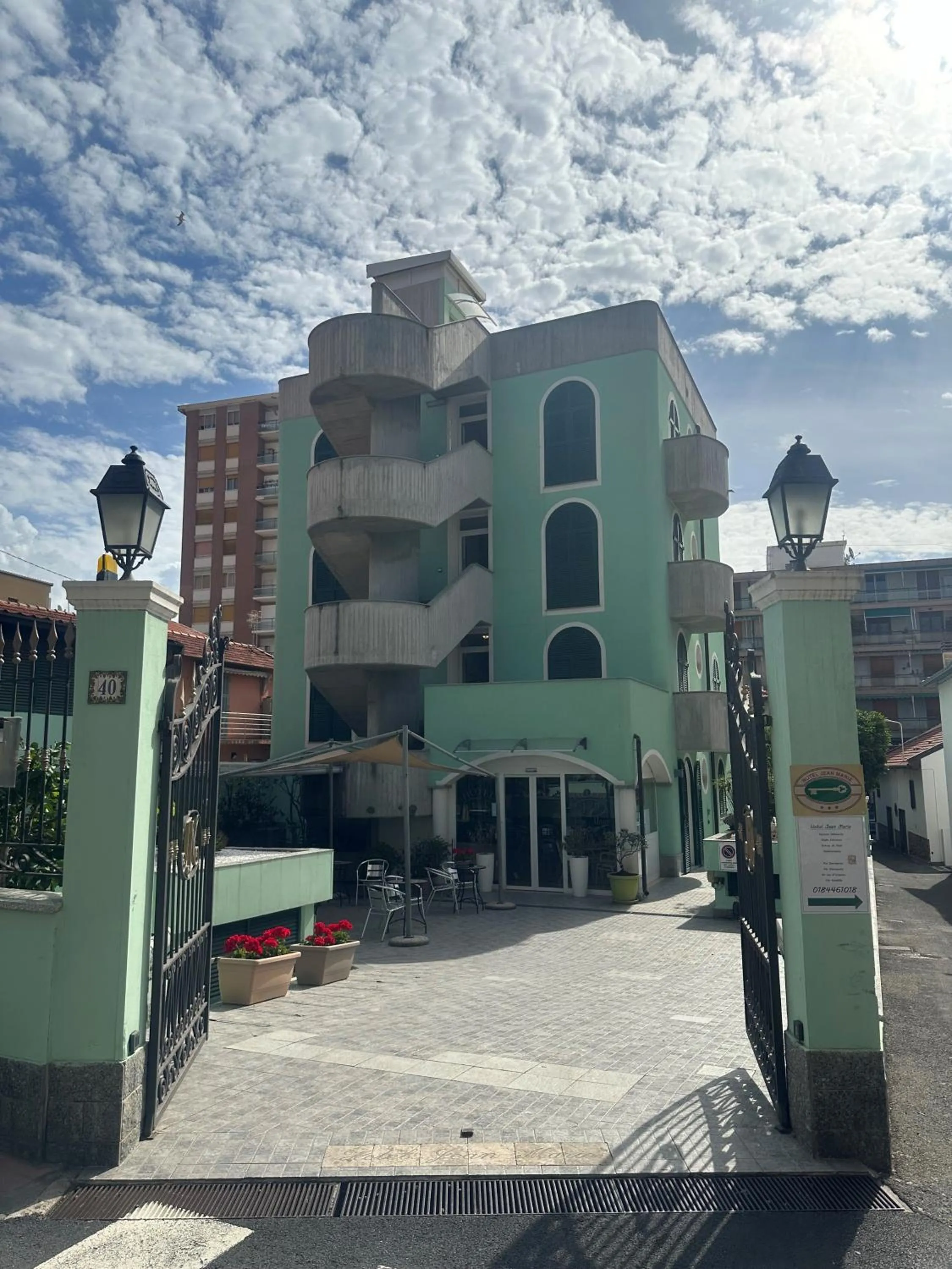 Property building in Hotel Jean Marie