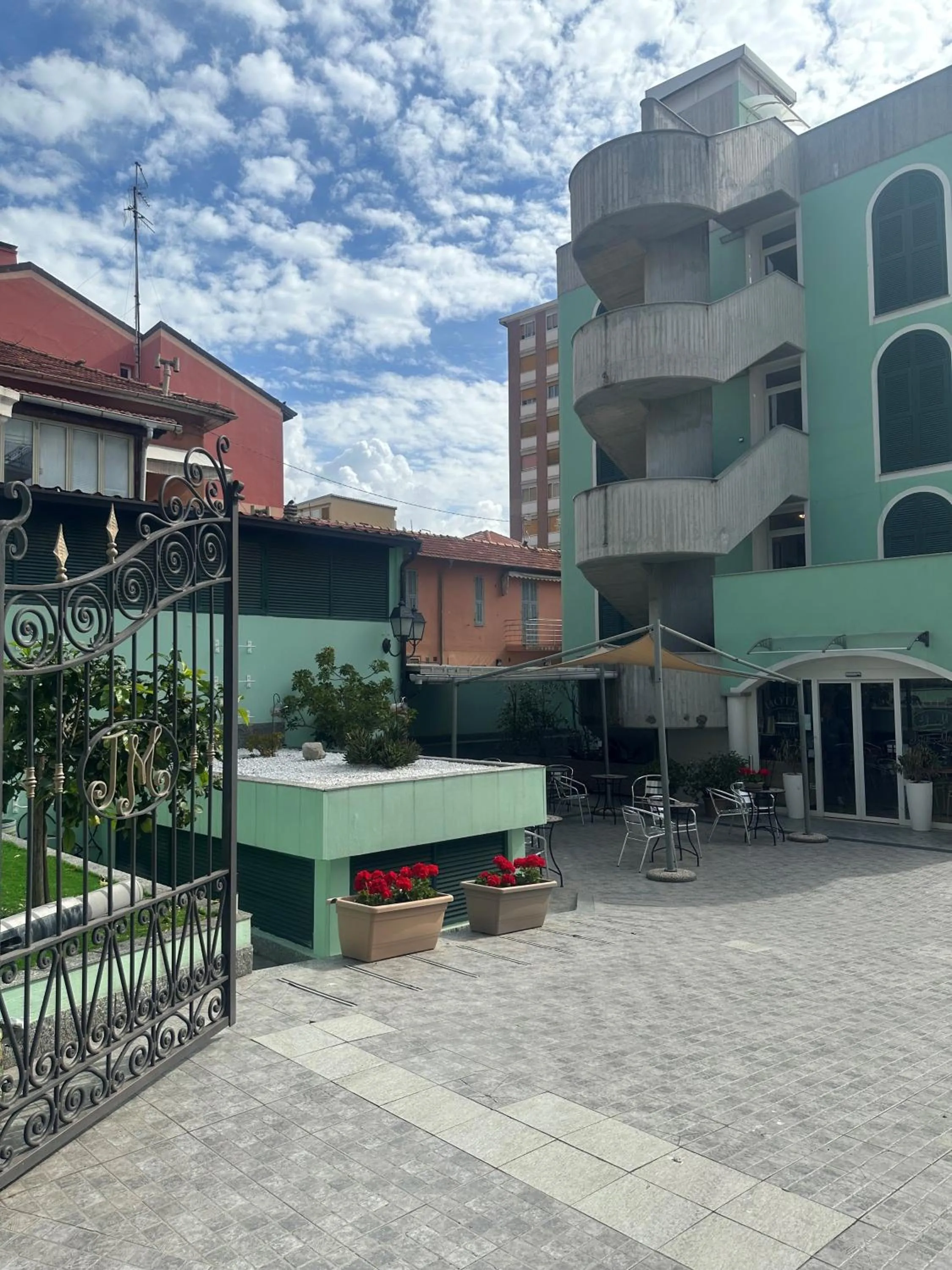 Garden in Hotel Jean Marie