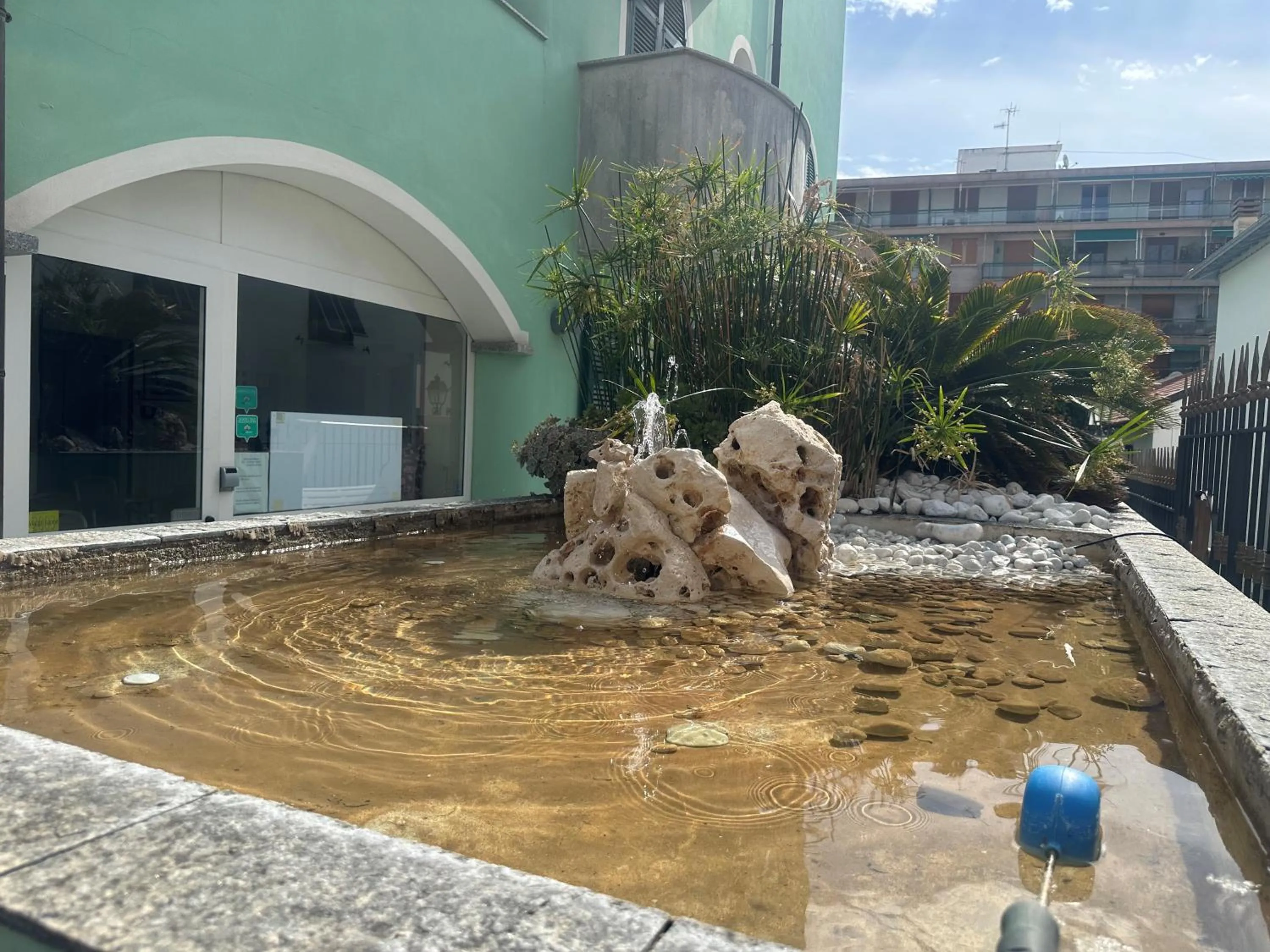 Garden in Hotel Jean Marie