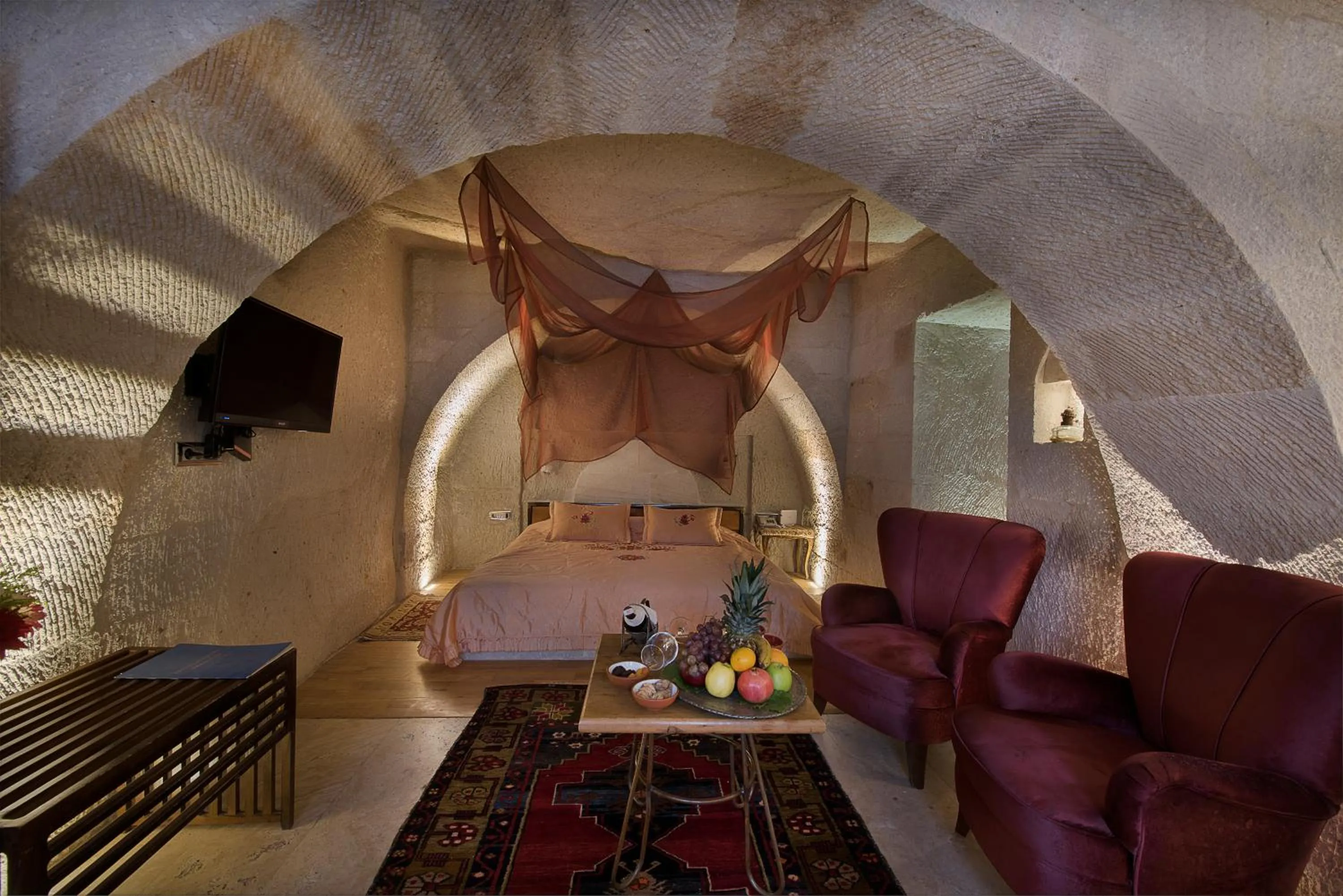 Seating area in Anatolian Houses Cave Hotel & SPA