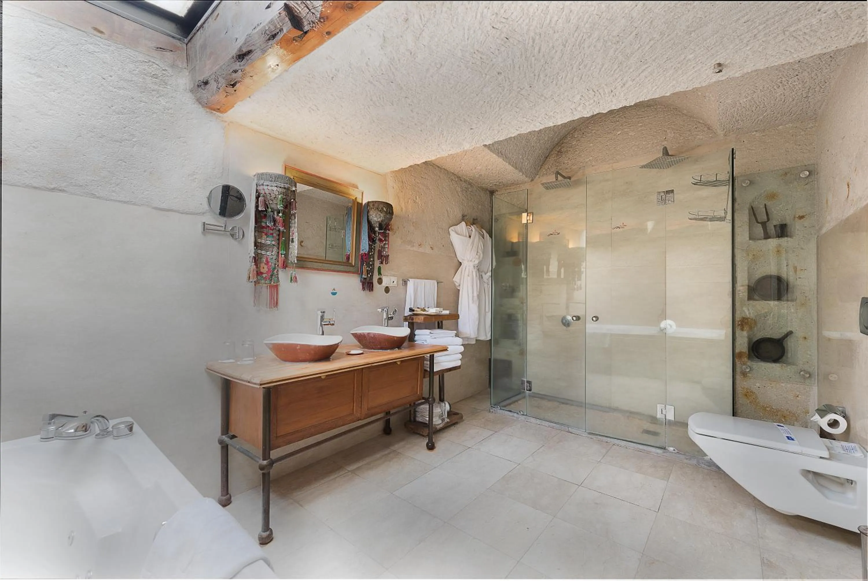 Shower in Anatolian Houses Cave Hotel & SPA